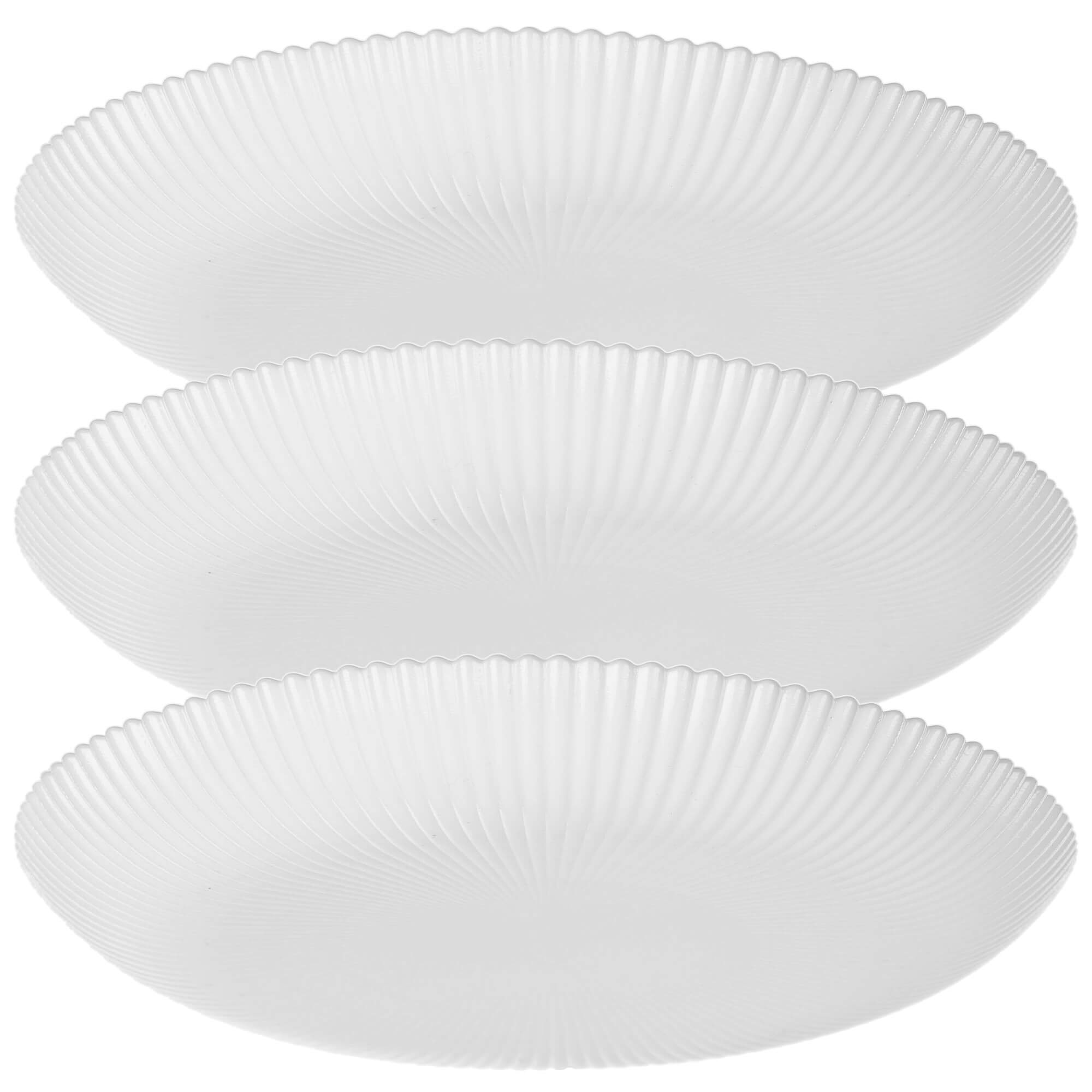 Talerz deserowy Regno 19 cm biały 3 szt.