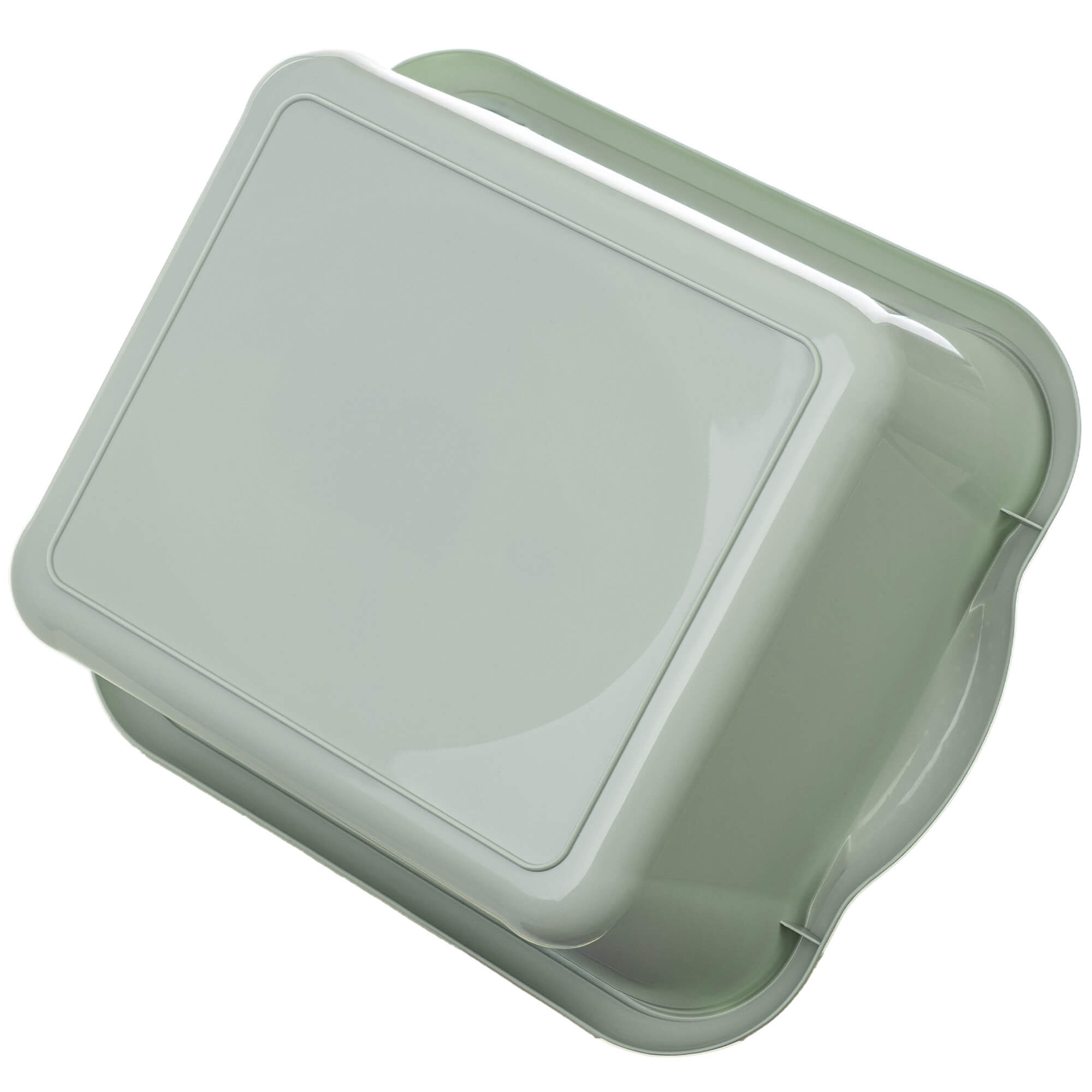 Miska prostokątna Ognes 18L zielony pastel