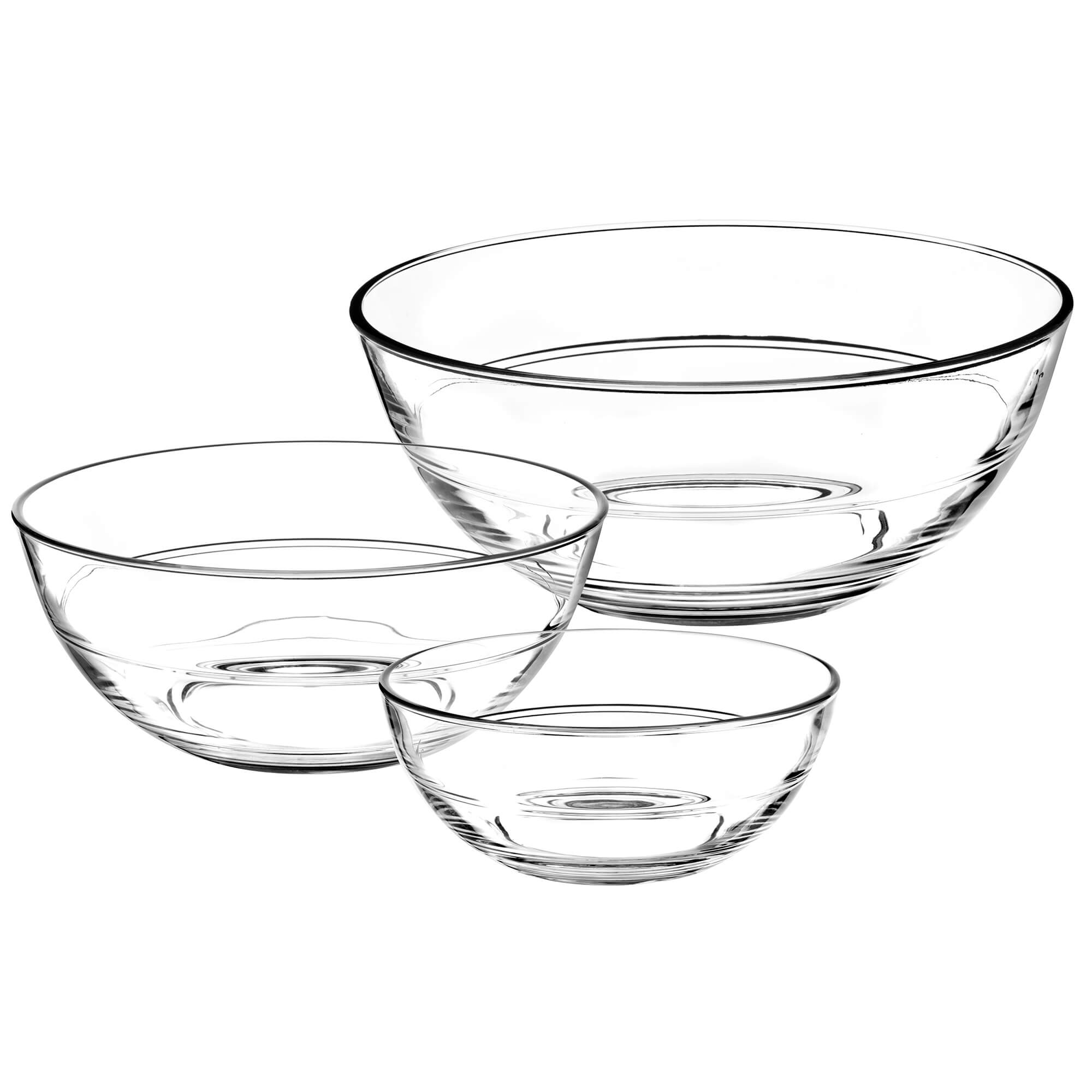 Salaterka szklana 17 cm, 1 szt