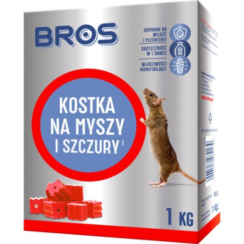 Bros Kostka na myszy i szczury 1 kg