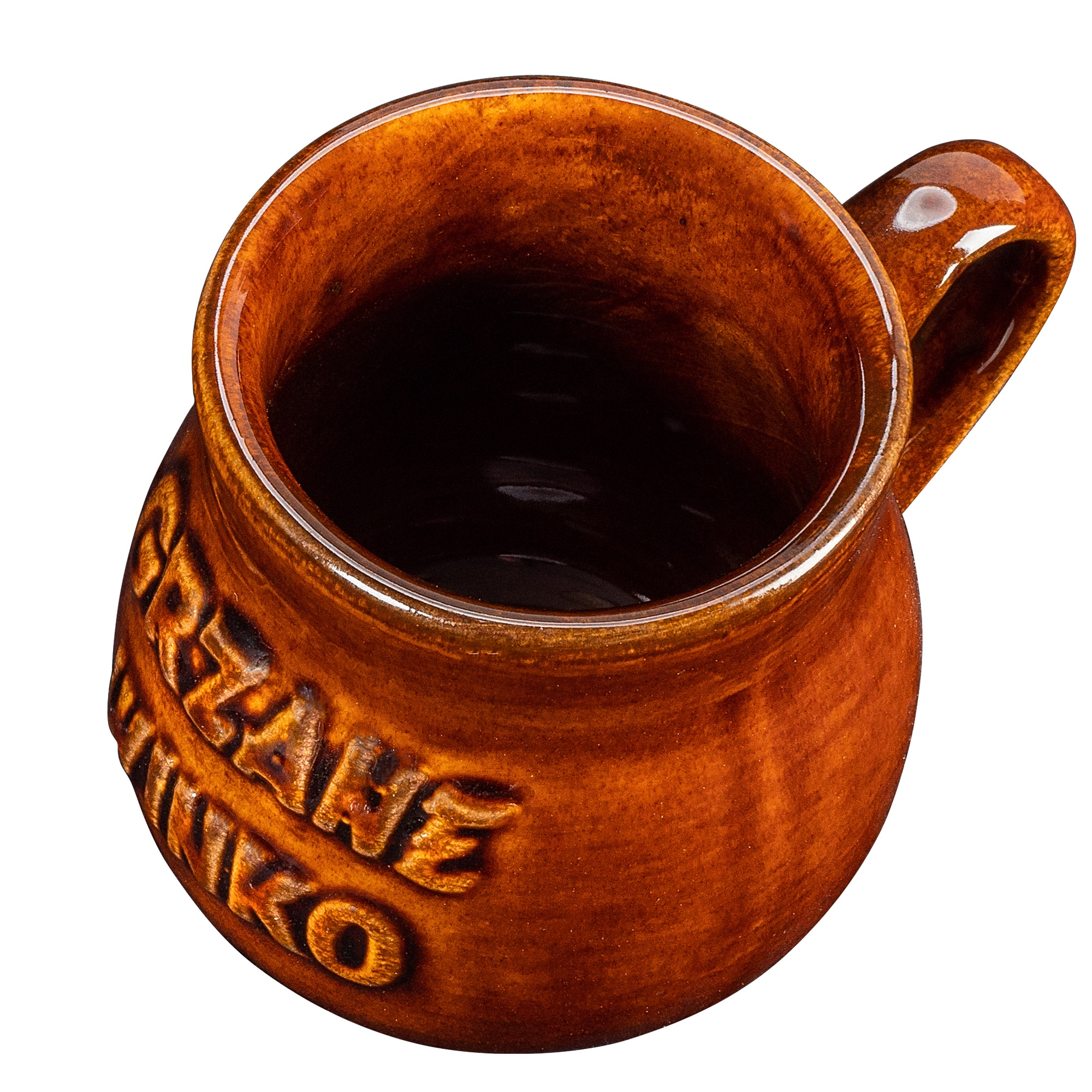 Zestaw kamionkowy do grzanego wina Olympia, z napisami