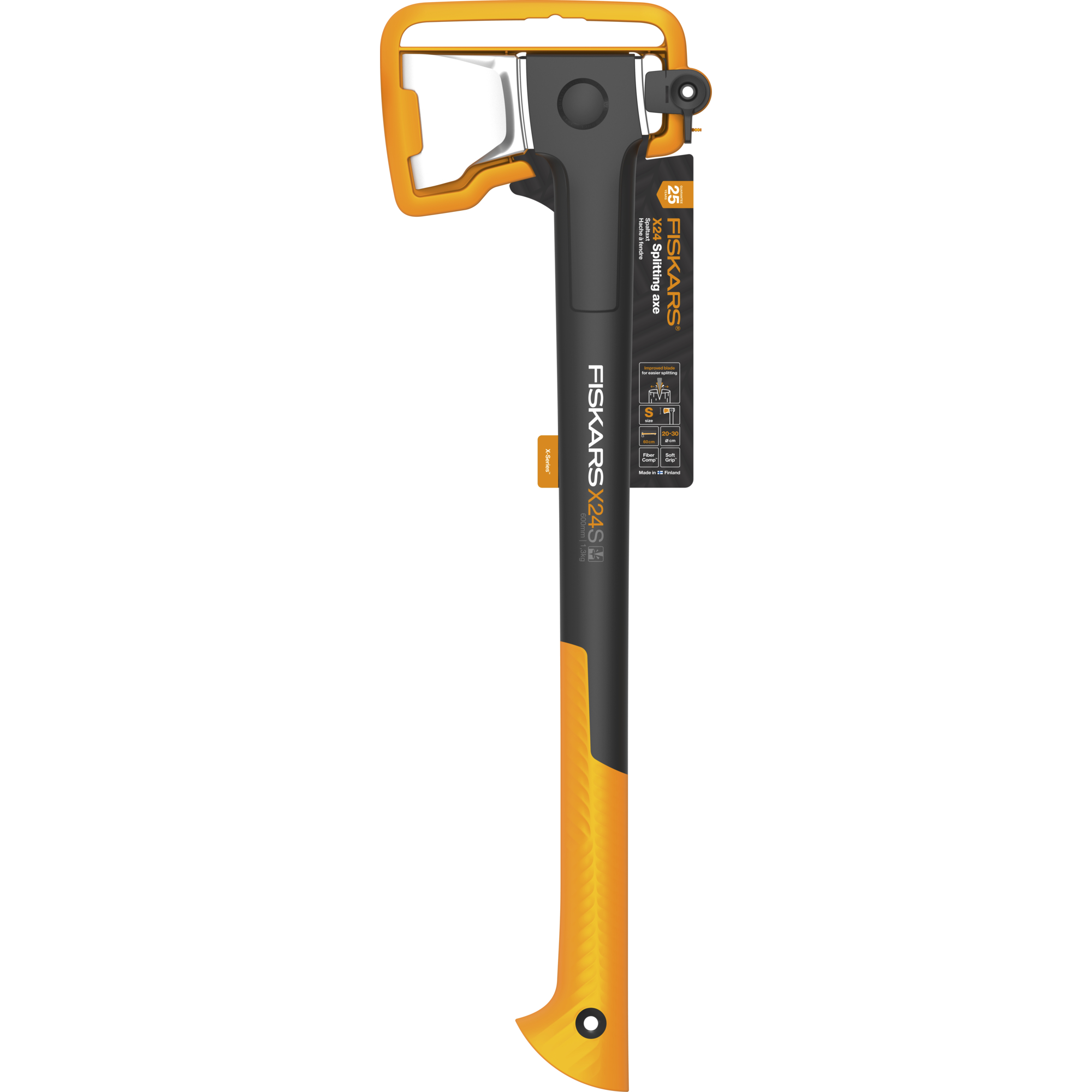 Fiskars 1069105 X-series Siekiera rozłupująca X24, ostrze S