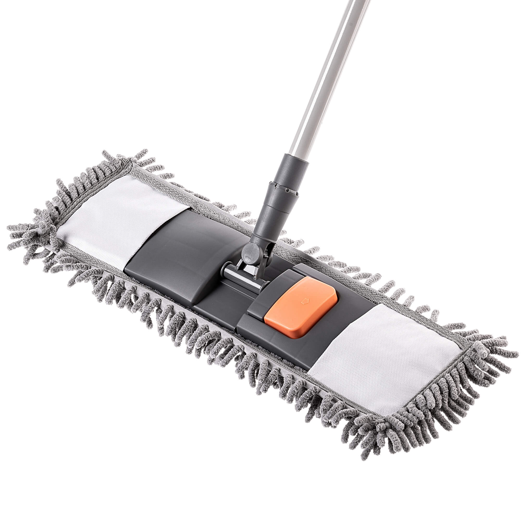 Mop płaski z mikrofibry Vaux 120 cm szary