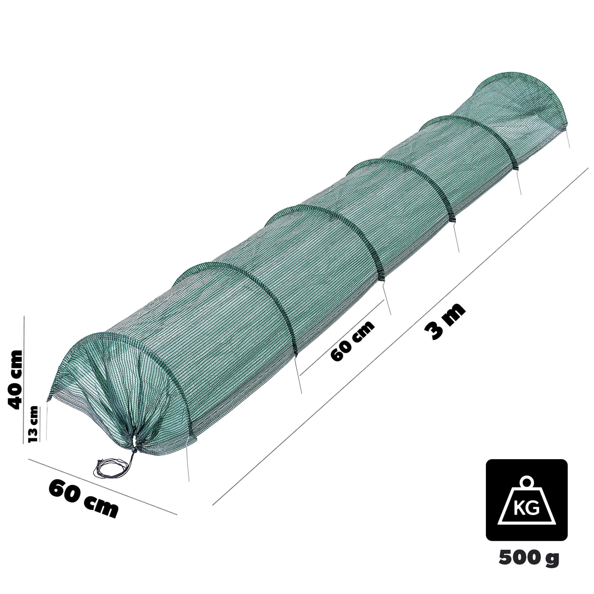 Tunel ogrodowy Mautoire 300 x 60 x 40 cm
