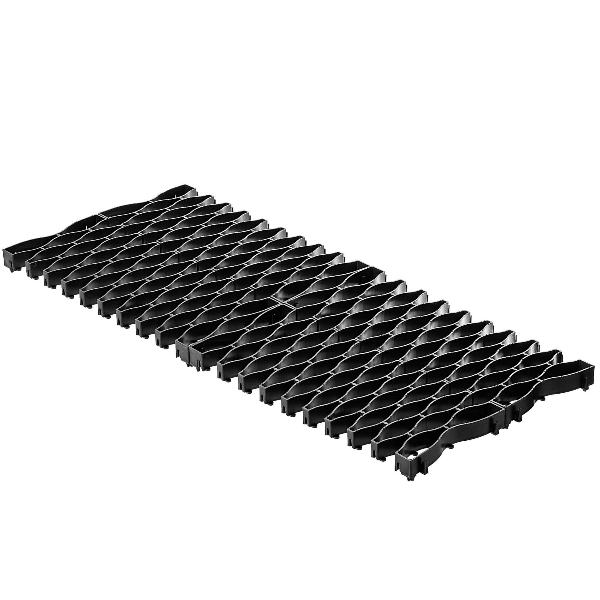Kratka trawnikowa Montaron pod roboty koszące 47 x 20 cm czarna 4 szt.