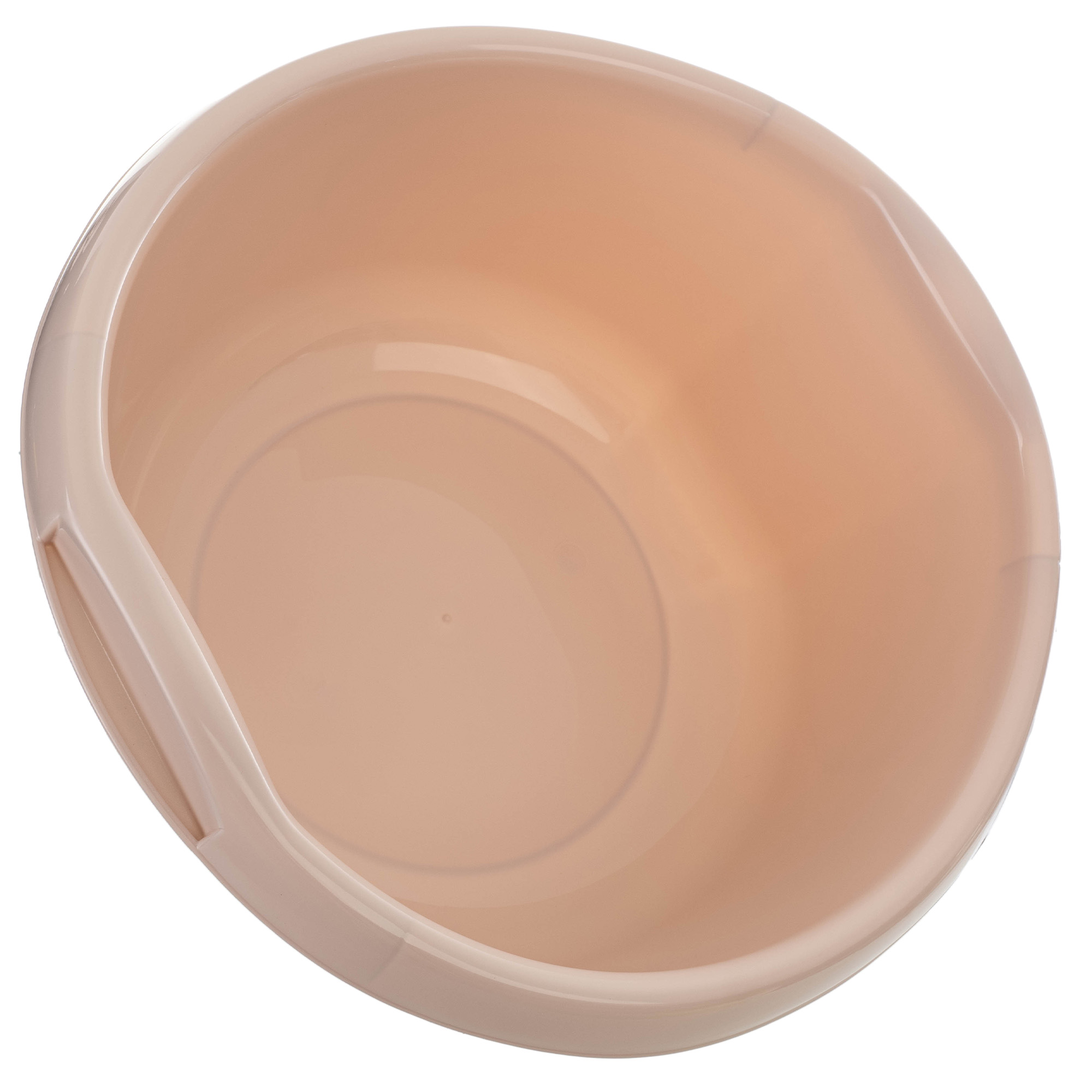 Miednica plastikowa z uchwytami Treix 25L jasny beż