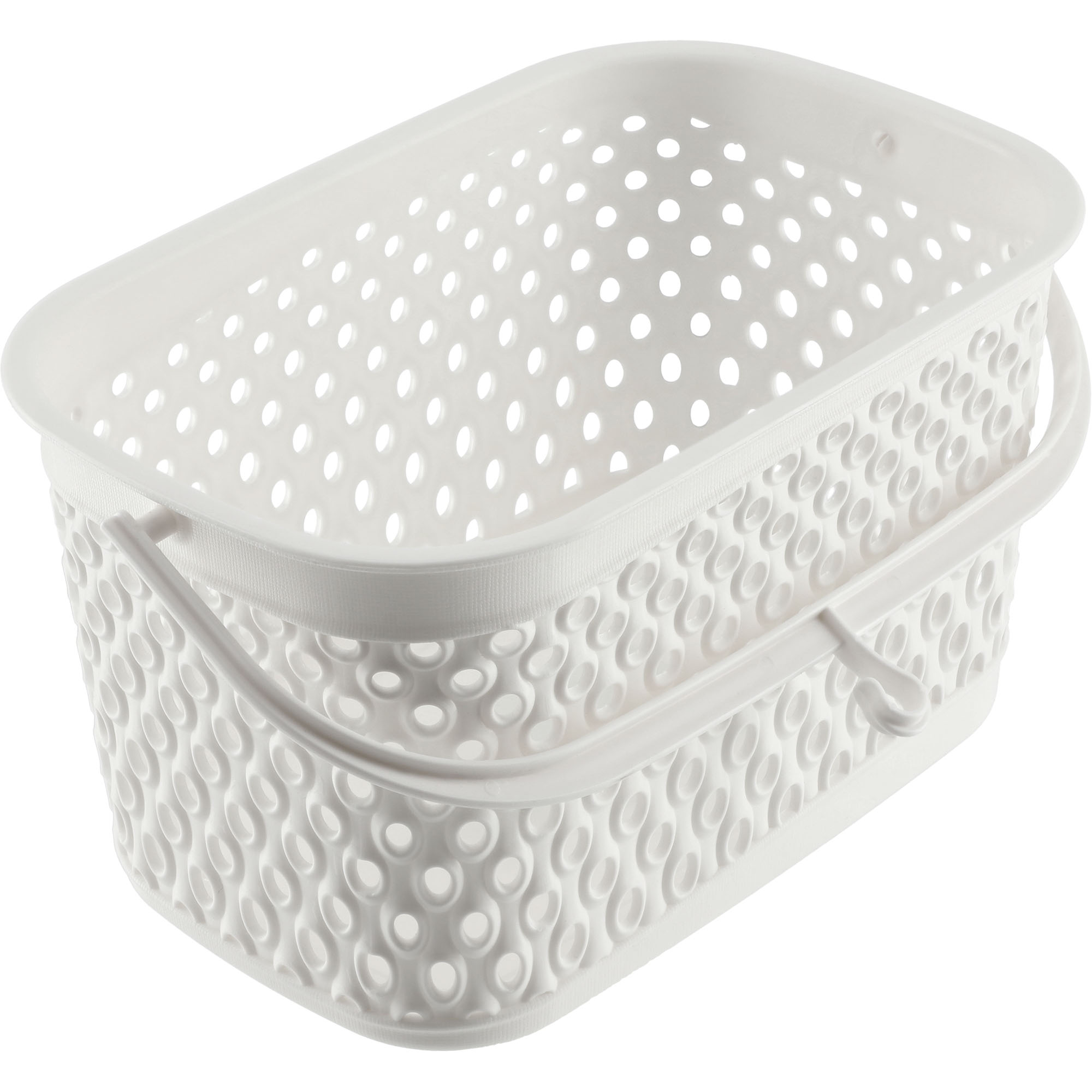 Koszyk na klamerki Jaca biały