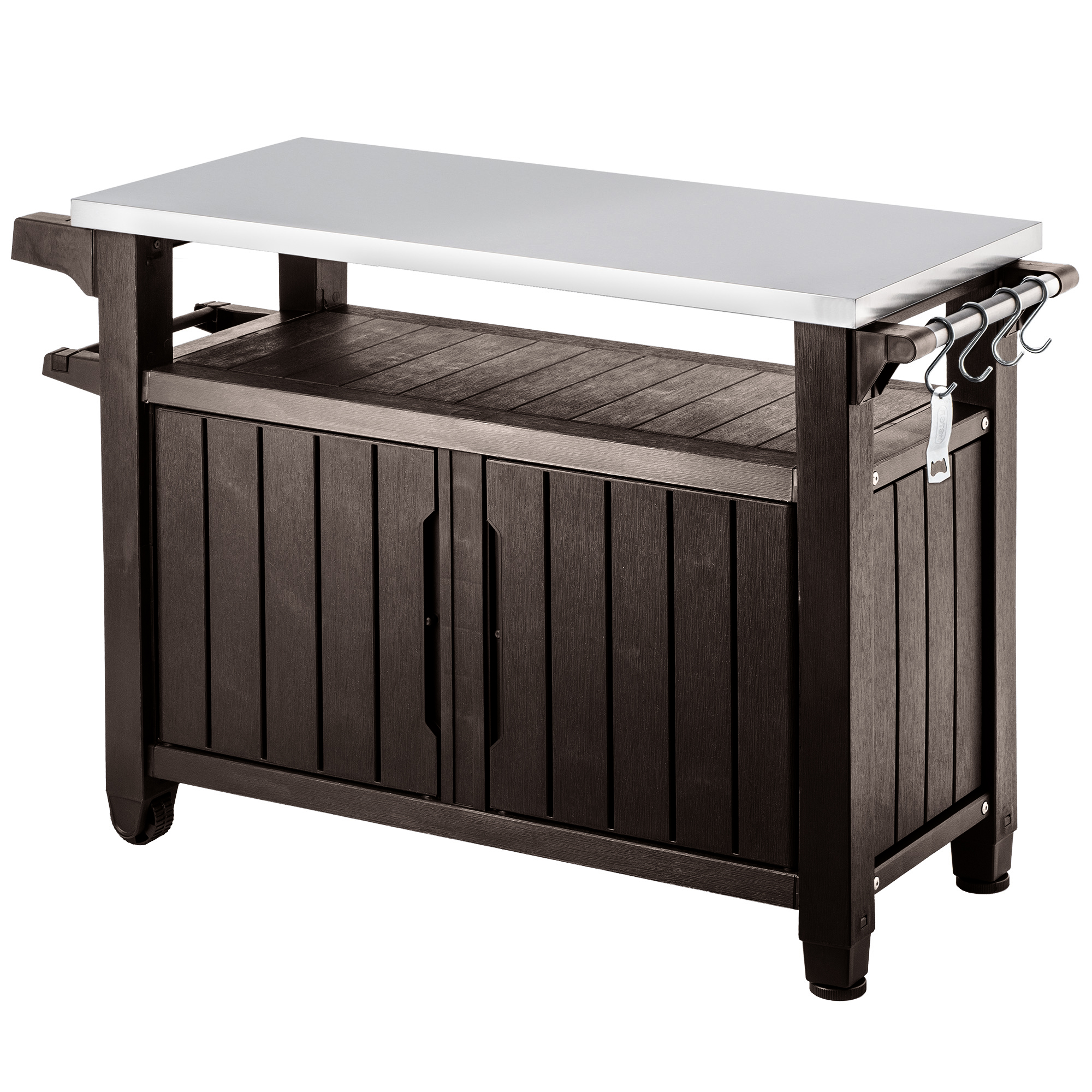 Stół grillowy Keter Unity XL 134 x 88 cm, brąz