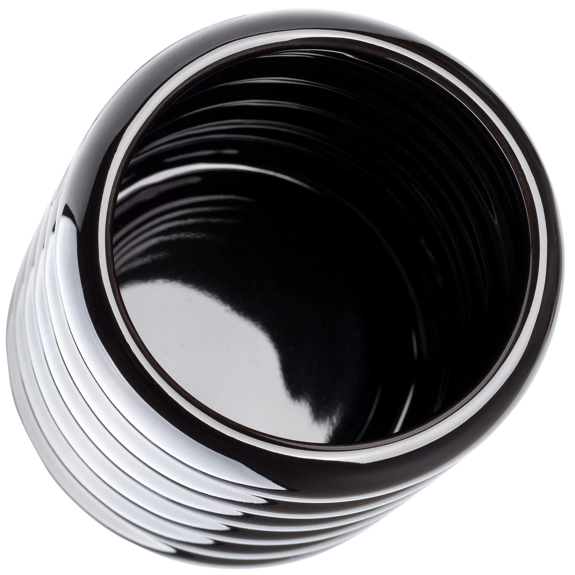 Kubek łazienkowy na pastę i szczoteczki 150 ml, czarny