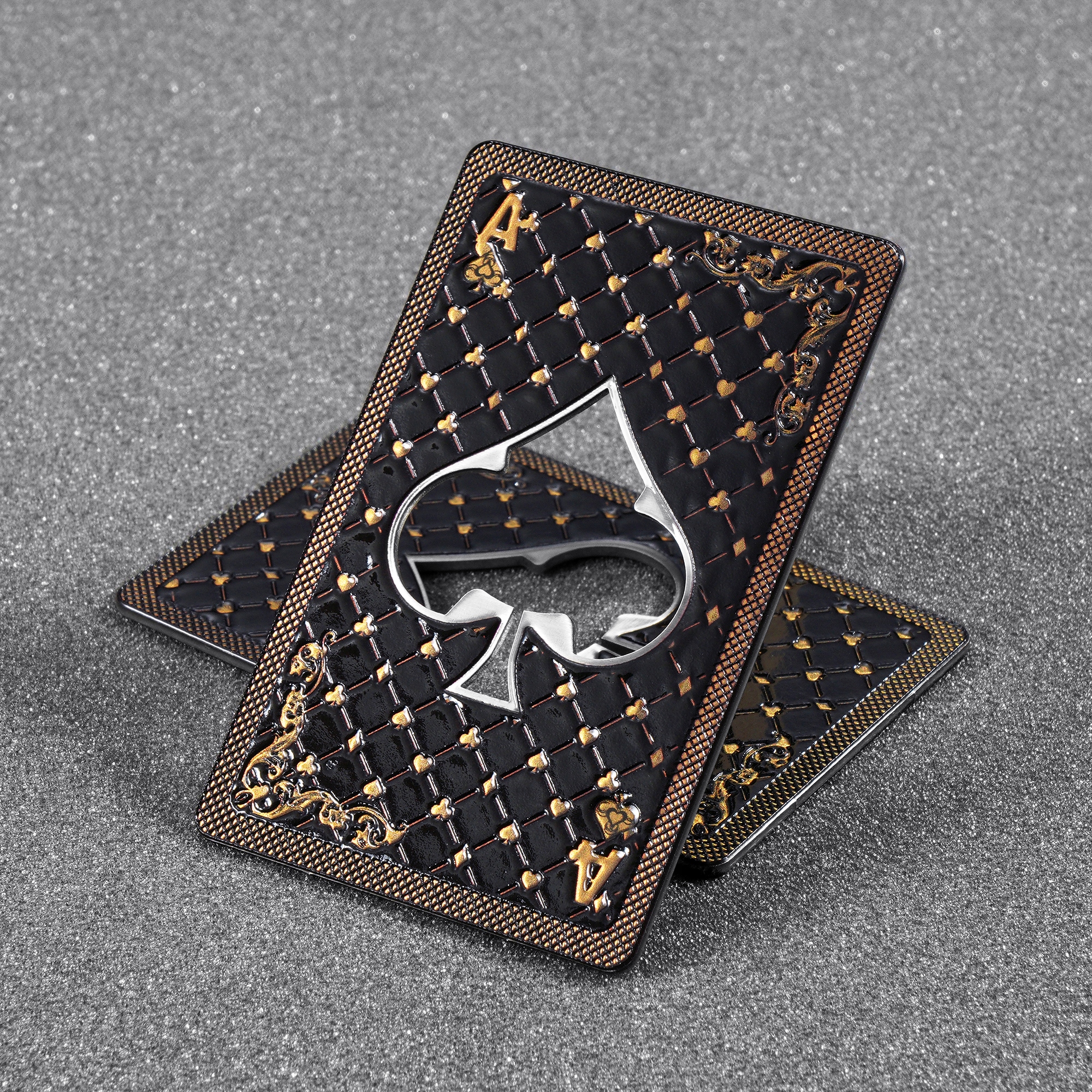 Otwieracz do butelek Lurs 8 cm czarny pik