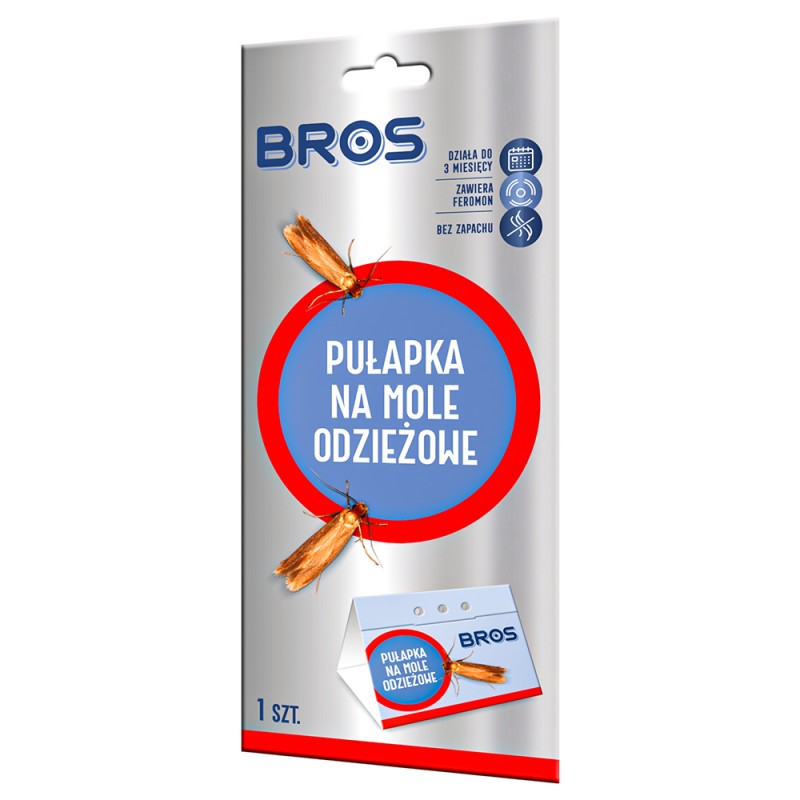 Bros Pułapka feromonowa na mole odzieżowe 1 szt.