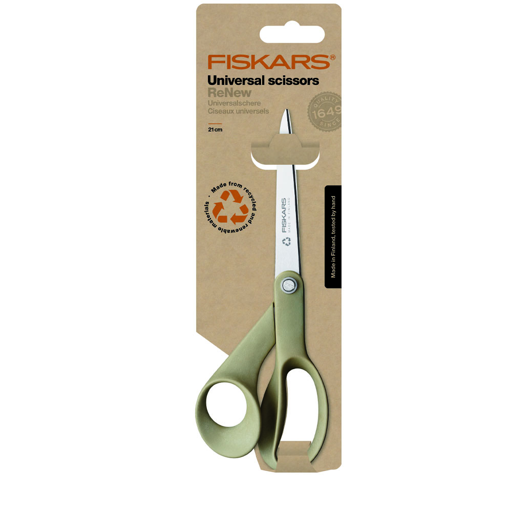 Fiskars 1058094 ReNew Nożyczki uniwersalne 21 cm