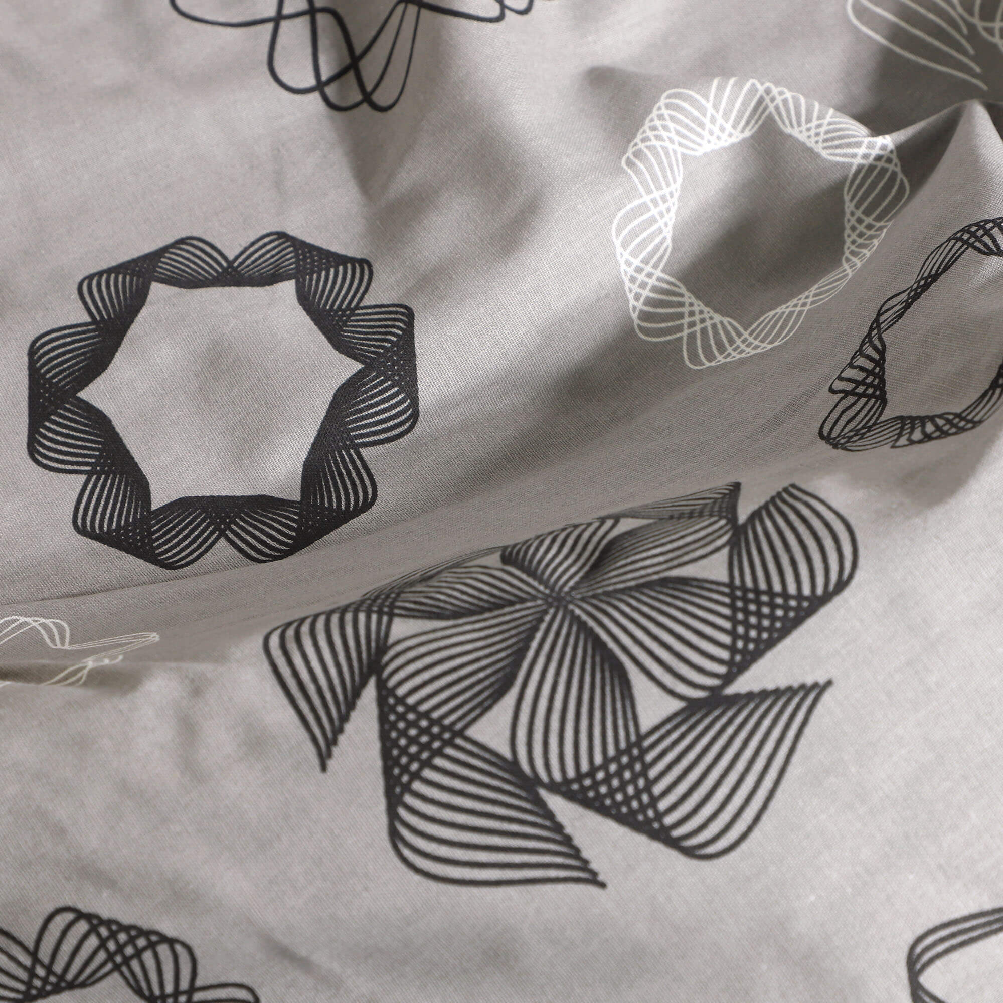 Pokrowiec na deskę do prasowania 120x38cm Etoto podkład naciągany geometryczne wzory