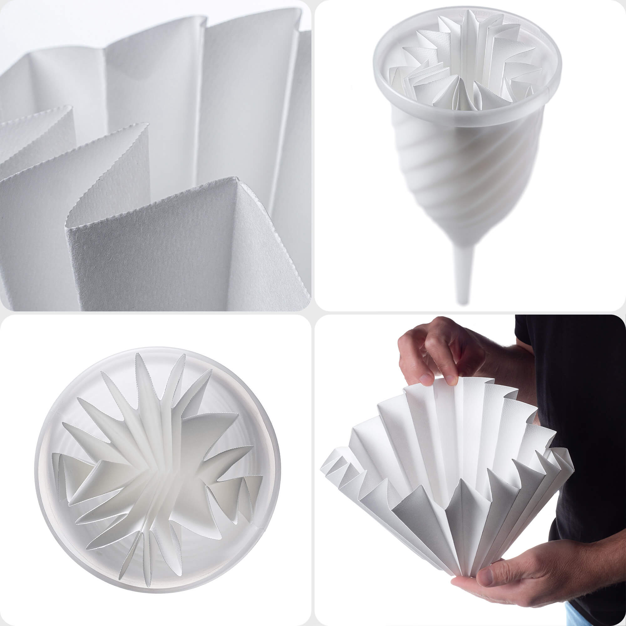 Filtr harmonijkowy do lejka Grane 30 x 22.5 cm