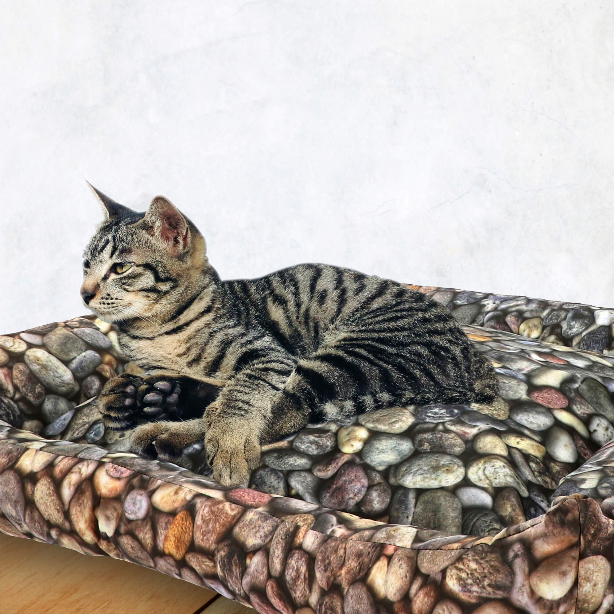 Legowisko dla zwierząt 80 x 70 cm, kamyki