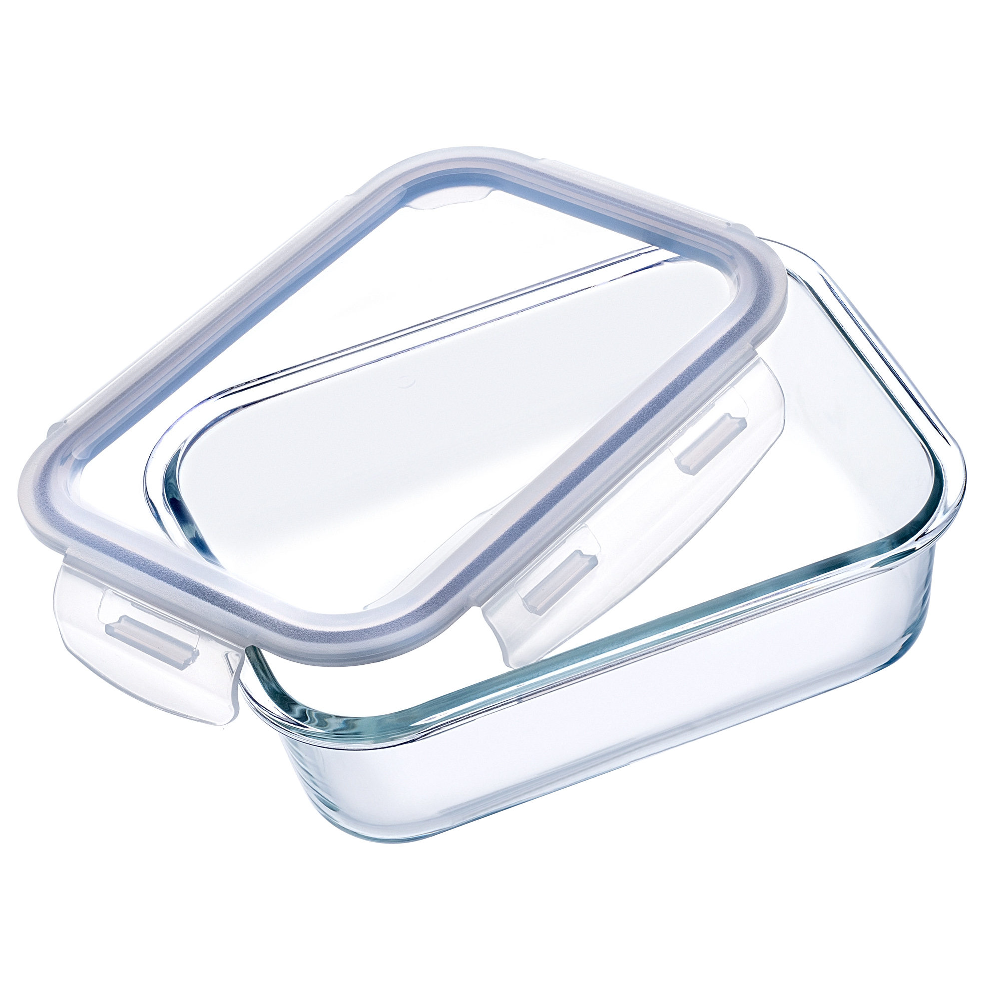 Szklany pojemnik na żywność Athie 640ml prostokątny