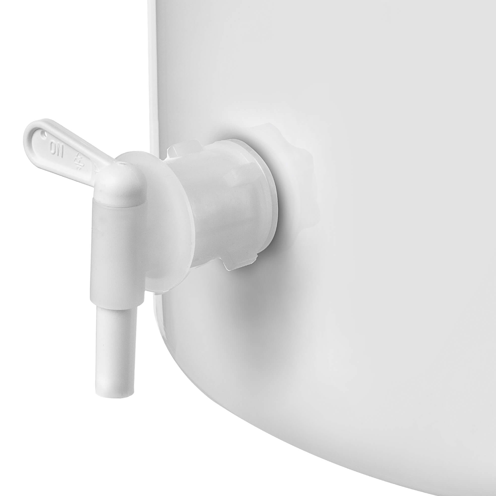 Pojemnik fermentacyjny Acerra z pokrywą 33L biały + kran