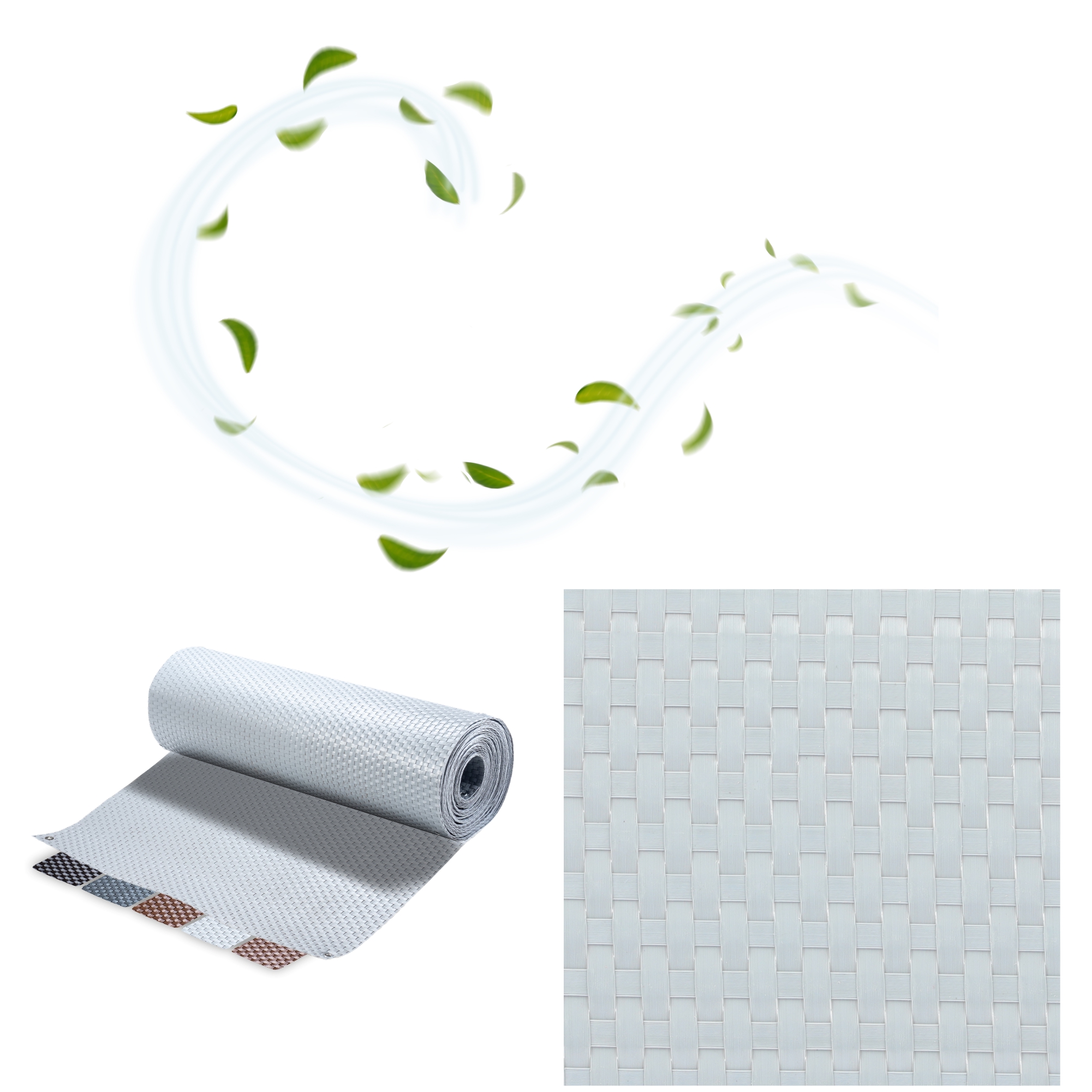 Osłona balkonowa Espa 100 x 100 cm, jasny szary