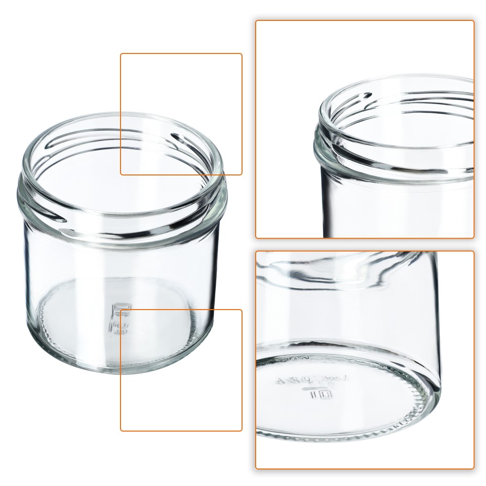 Słoiki Vigo 140ml 20szt 66mm + wieczko "Owoce"