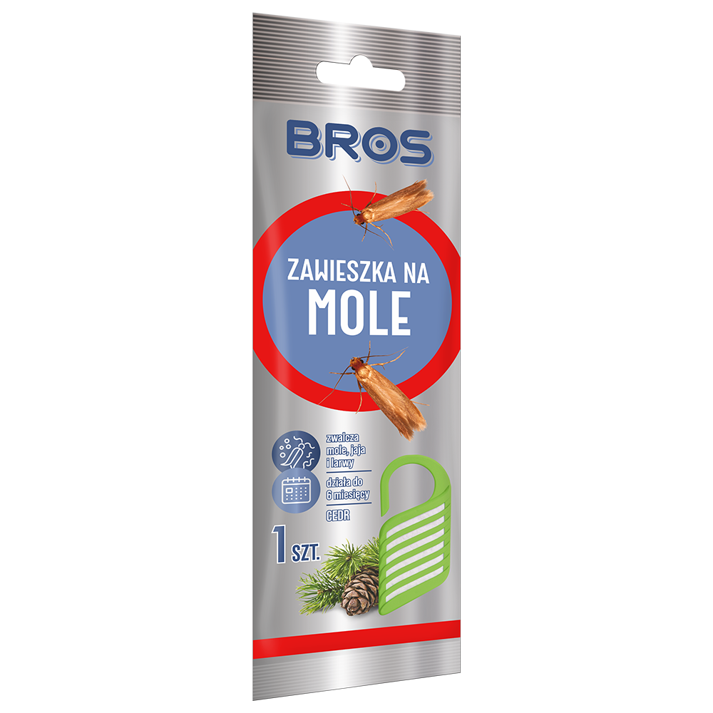 Bros Zawieszka na mole cedr 1 szt.