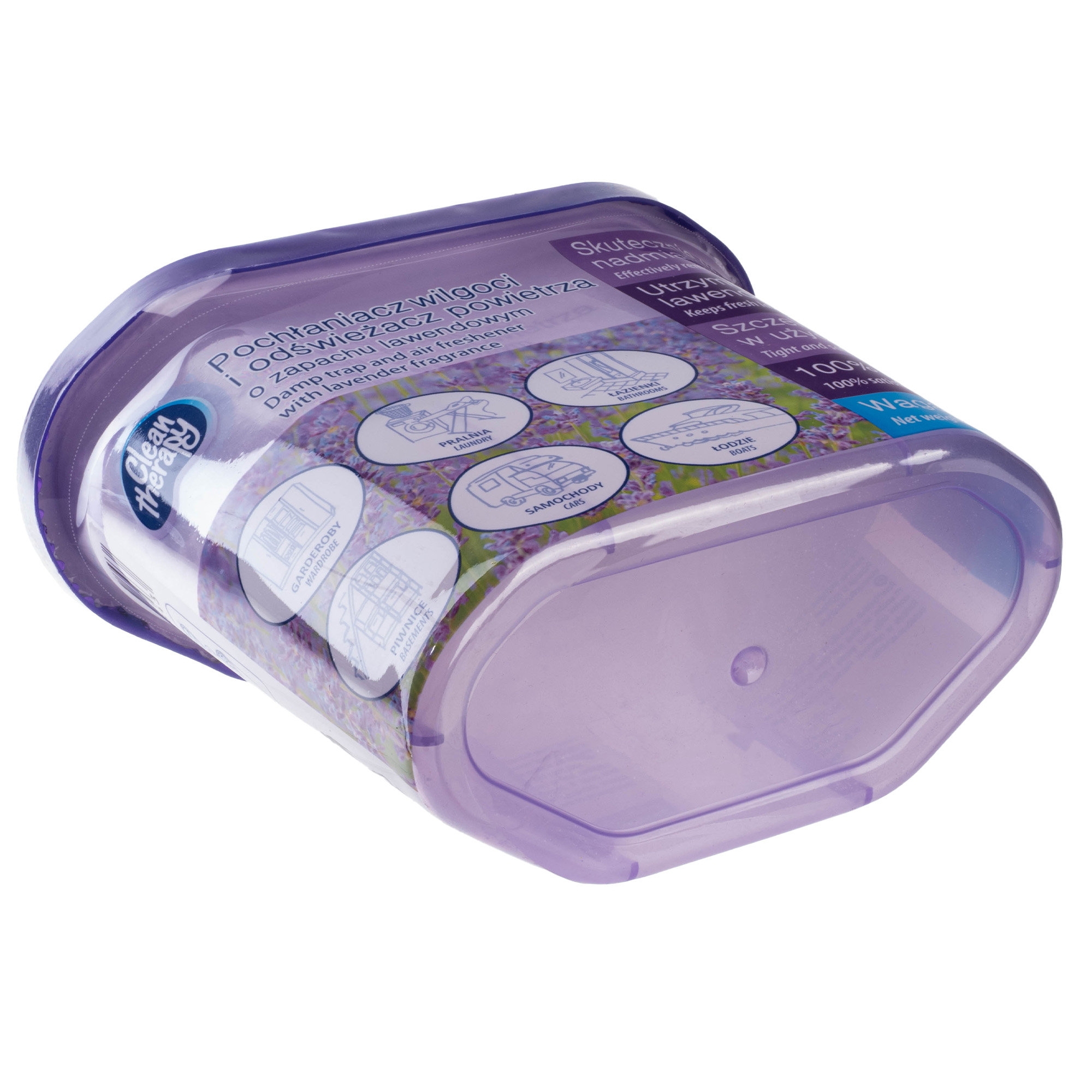 Pochłaniacz wilgoci RAVI lawendowy 300g