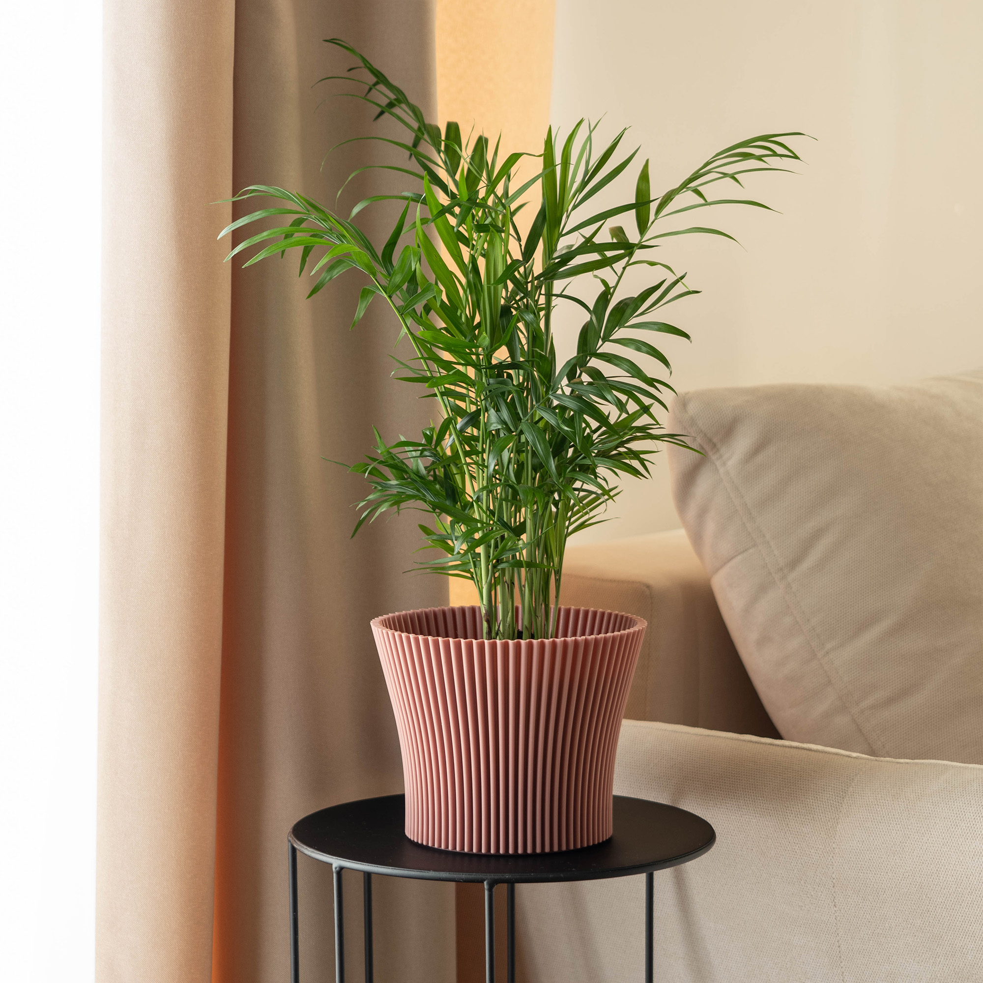 Doniczka na kwiaty Estrela 12cm różowy