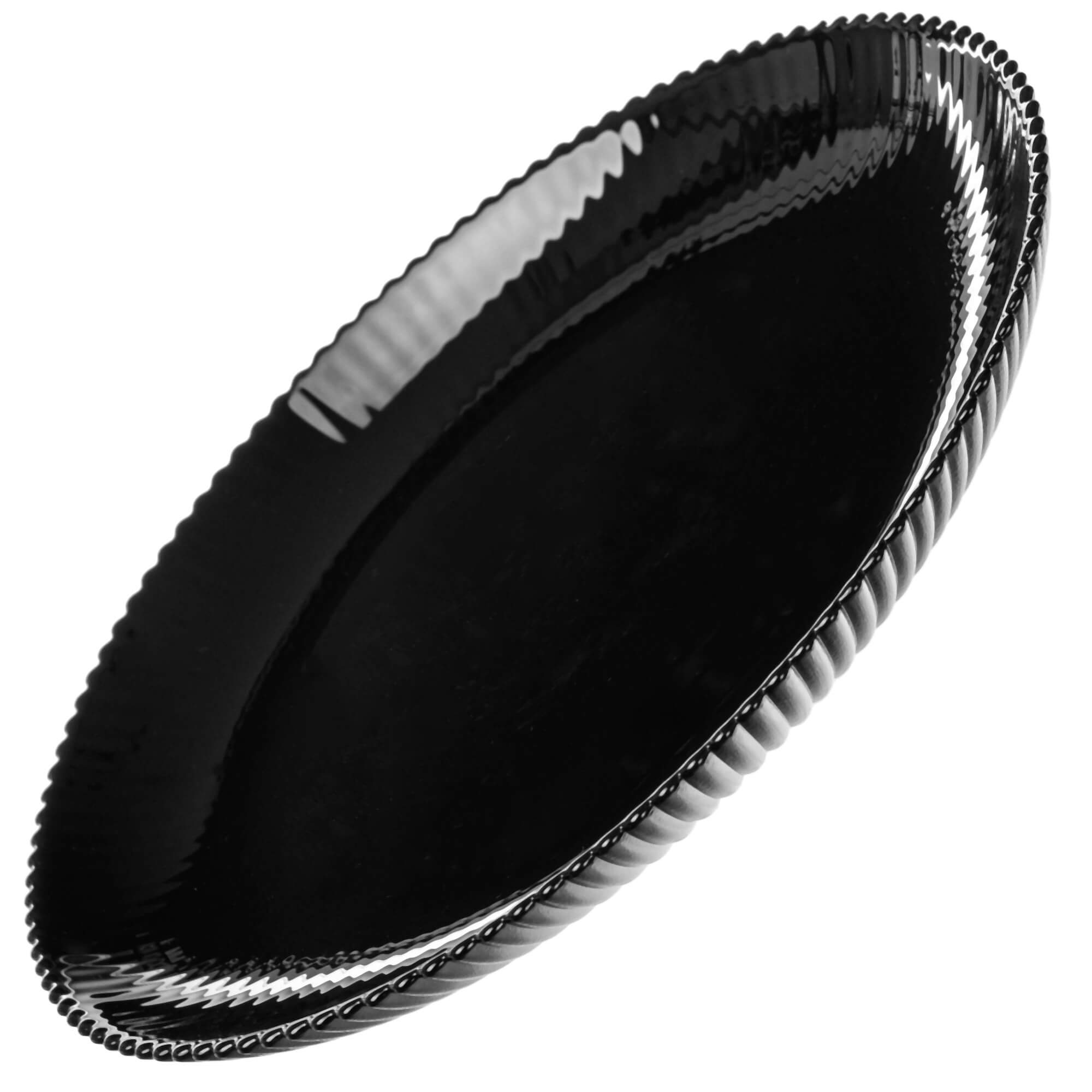 Talerz deserowy Regno 19 cm czarny 1 szt.