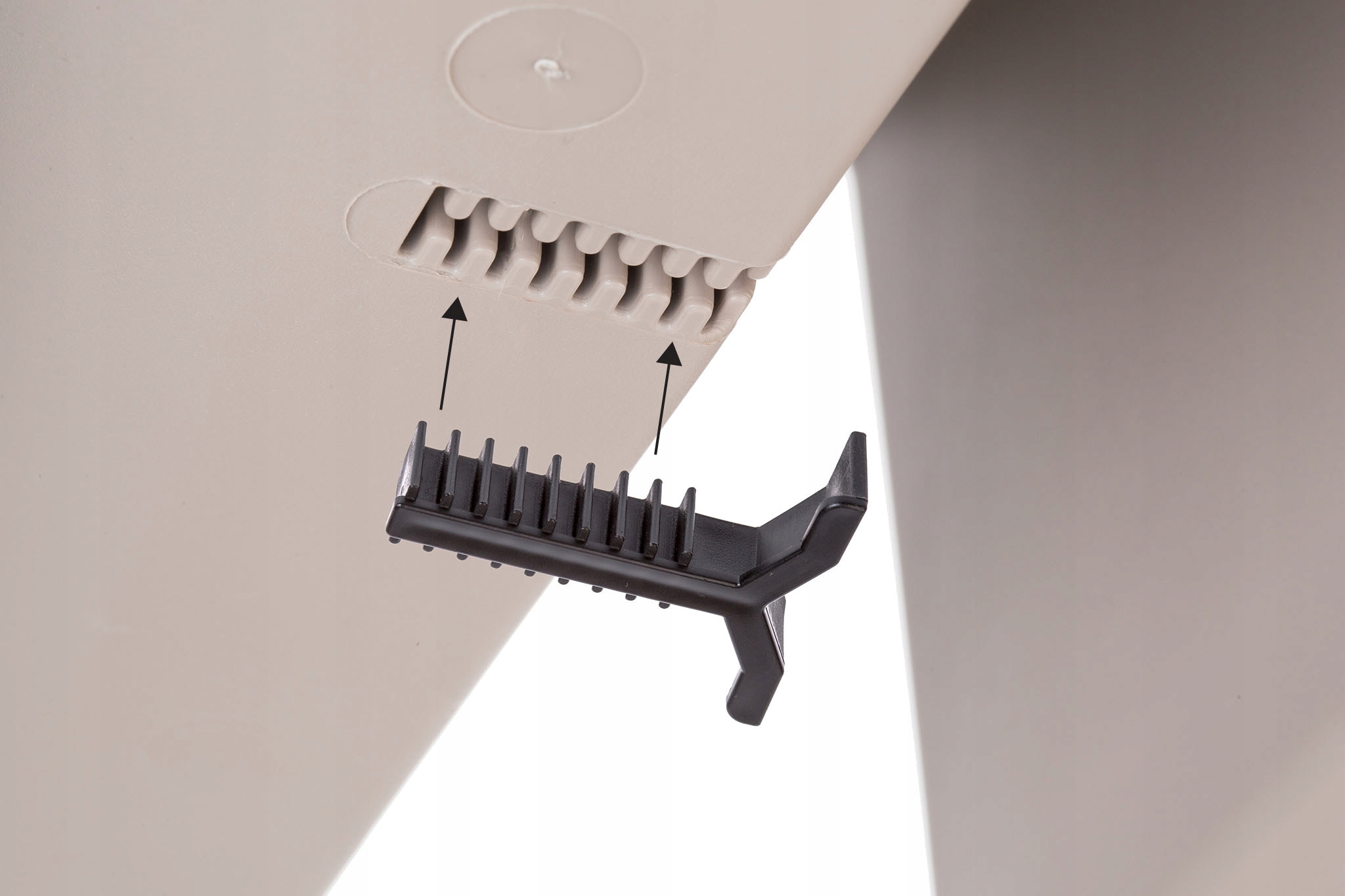 Skrzynka balustradowa Tervo 30cm beżowa