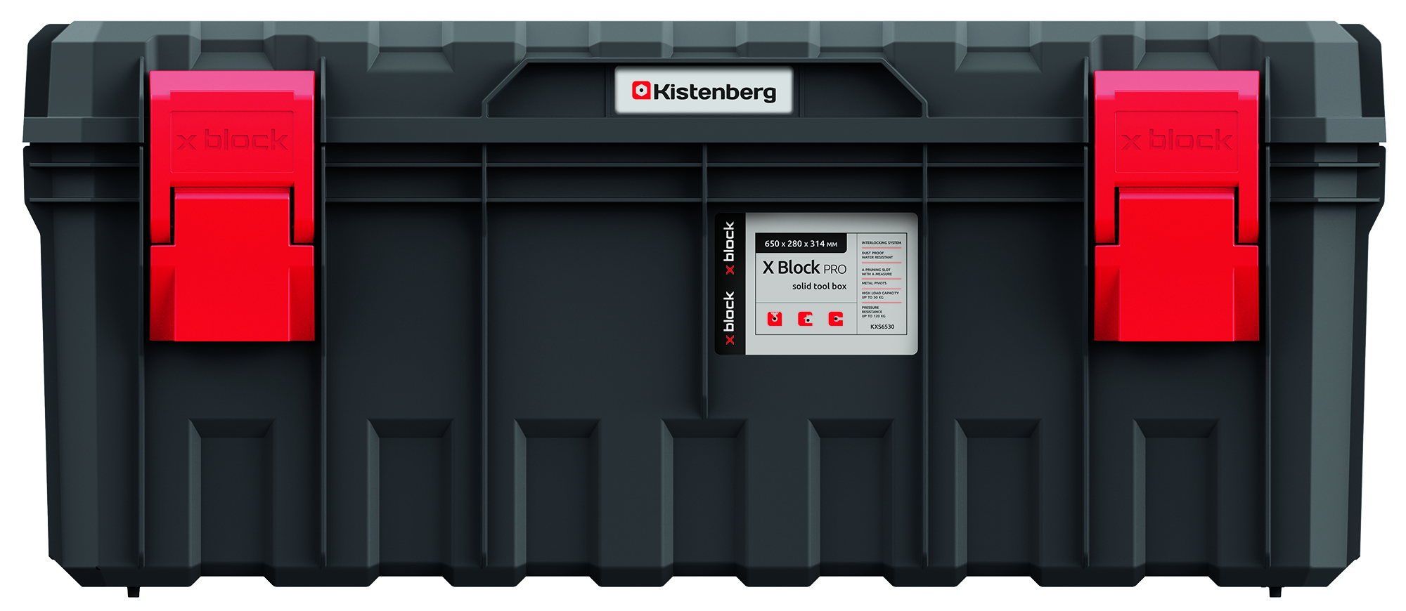 KISTENBERG Skrzynia narzędziowa S Block PRO 65 - KXS6530 - czarny