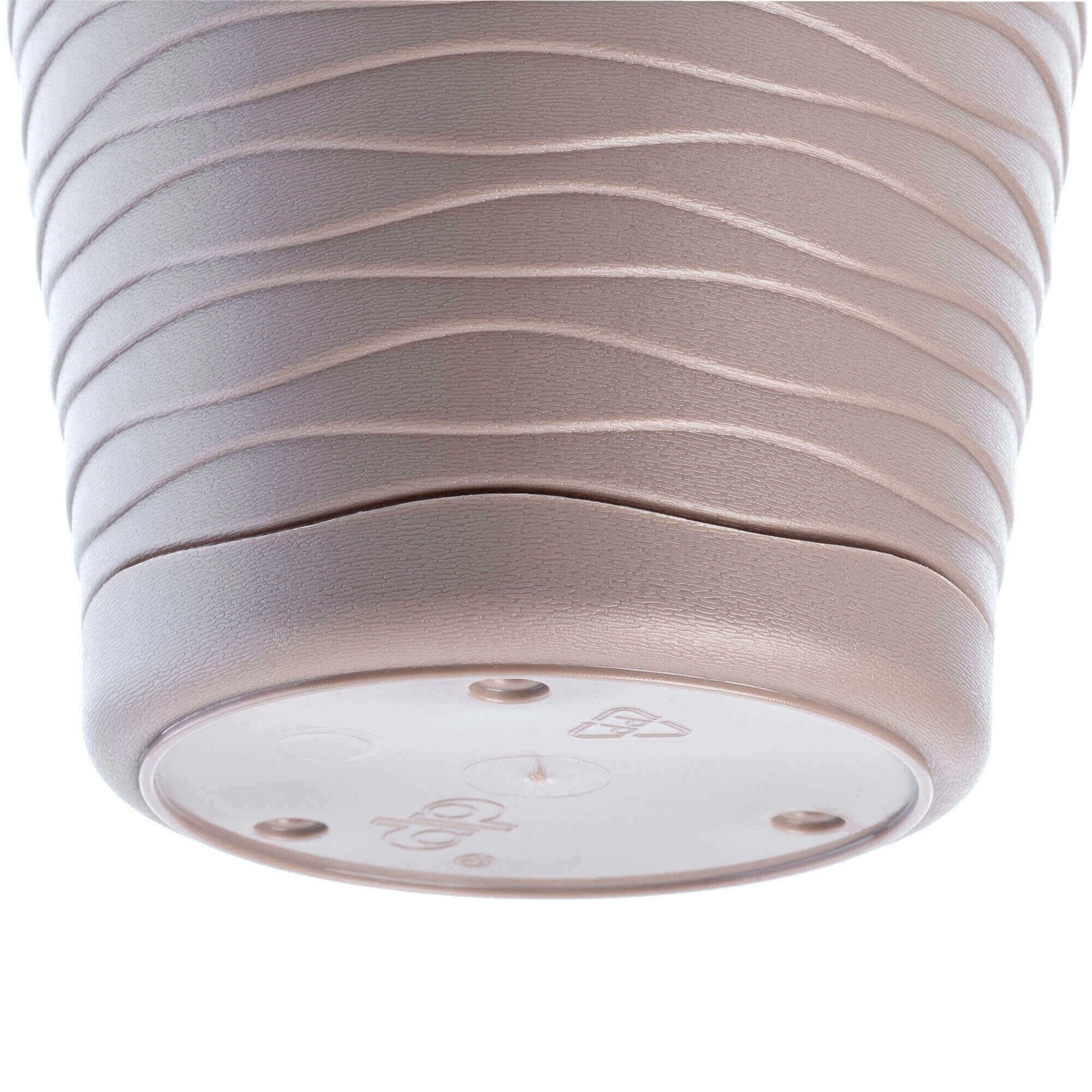 Doniczka z podstawką Greve 25 cm, beżowa