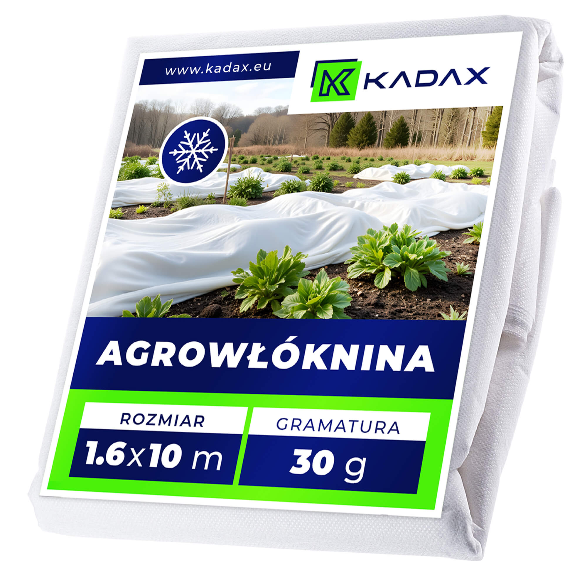 Agrowłóknina ogrodowa Cravant zimowa 1.6 x 10 m 30 g/m² biała