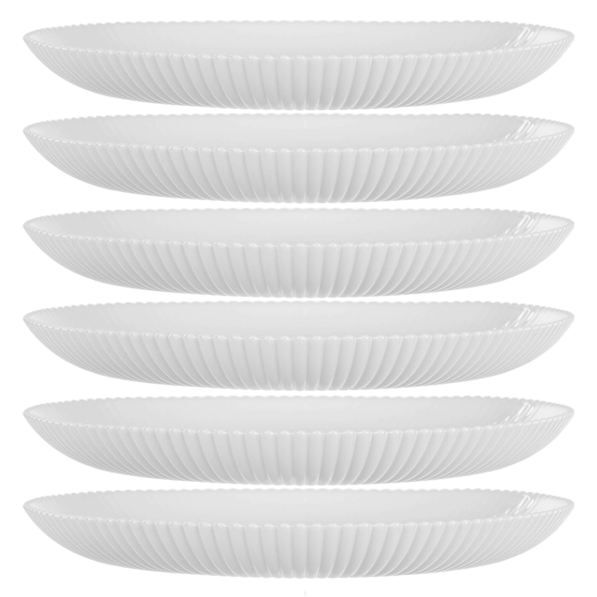 Talerz deserowy Regno 19 cm biały 6 szt.