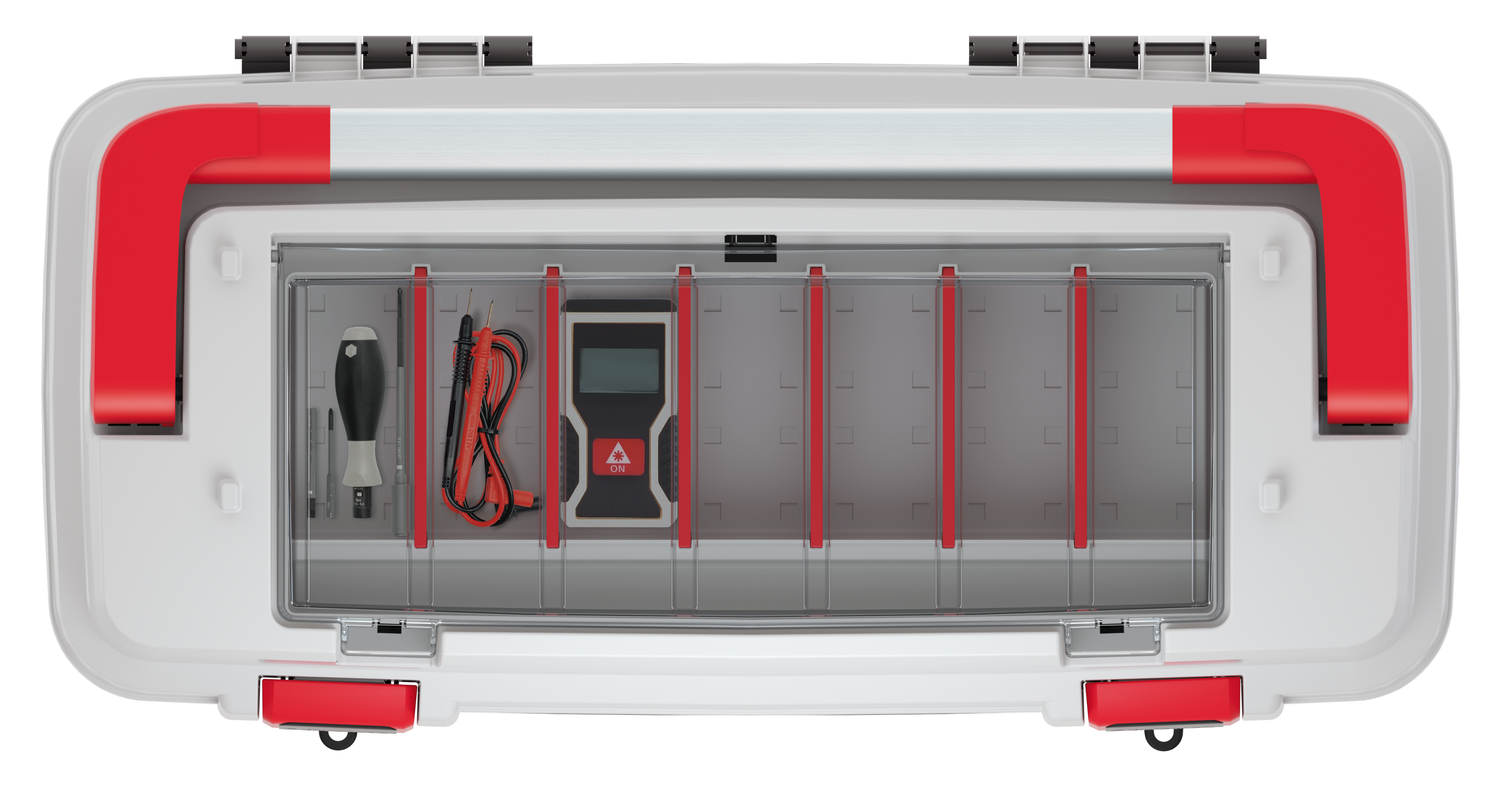KISTENBERG Skrzynka narzędziowa Optima 60 S AL 24 - KOPA6030S - szary