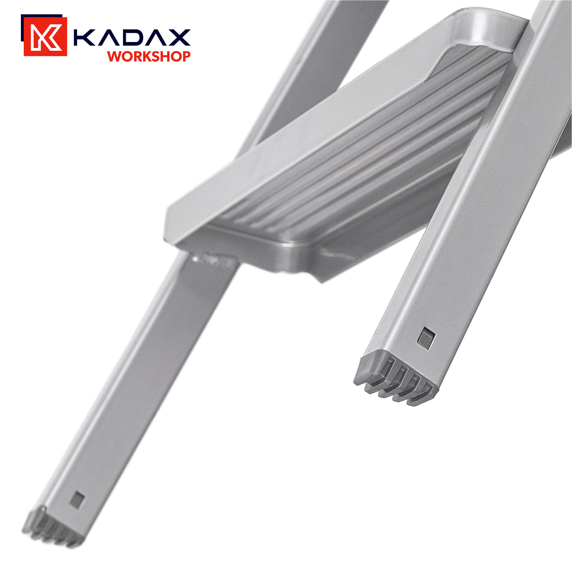 Drabina stalowa Ewo 6 stopniowa rozkładana jednostronna wielofunkcyjna