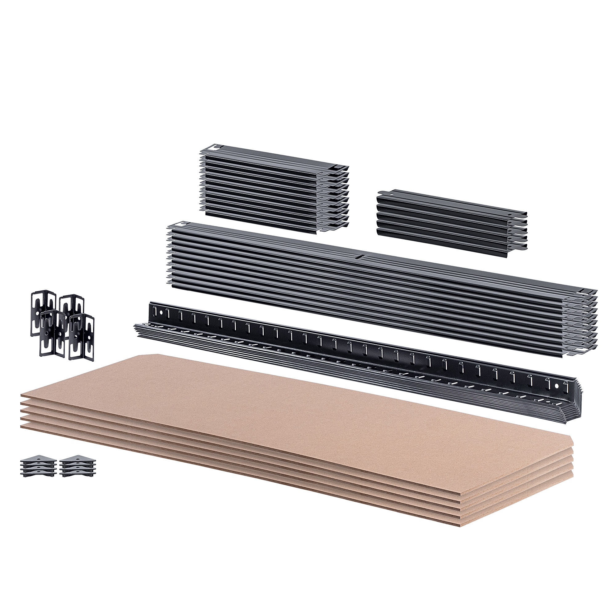 Regał metalowy 5-poziomowy Gien 875kg czarny