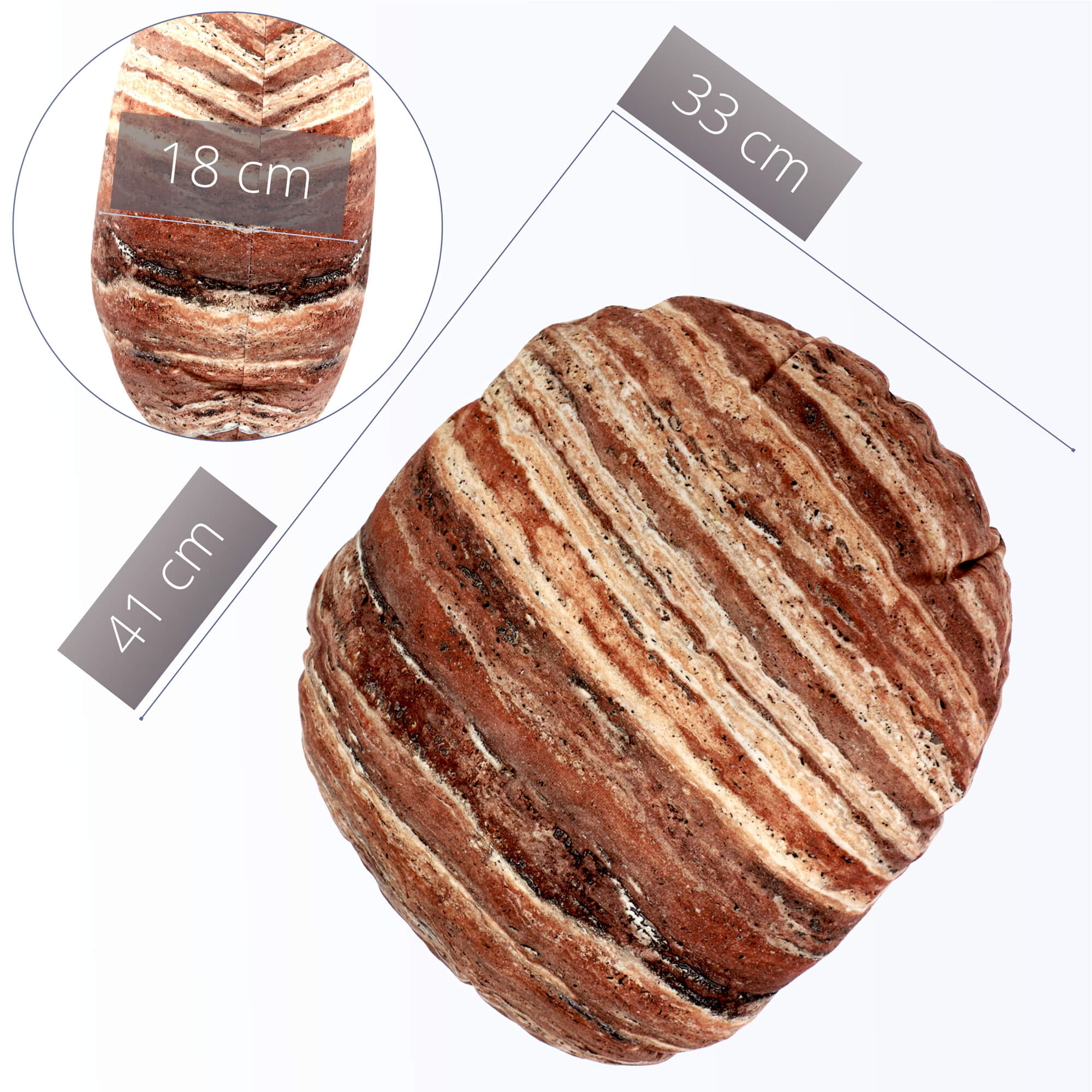 Poduszka dekoracyjna Perote, 33 x 41 cm