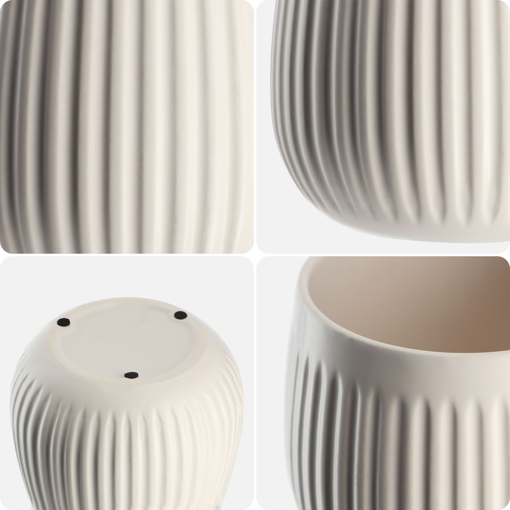 Osłonka ceramiczna Vario 12 cm, biała