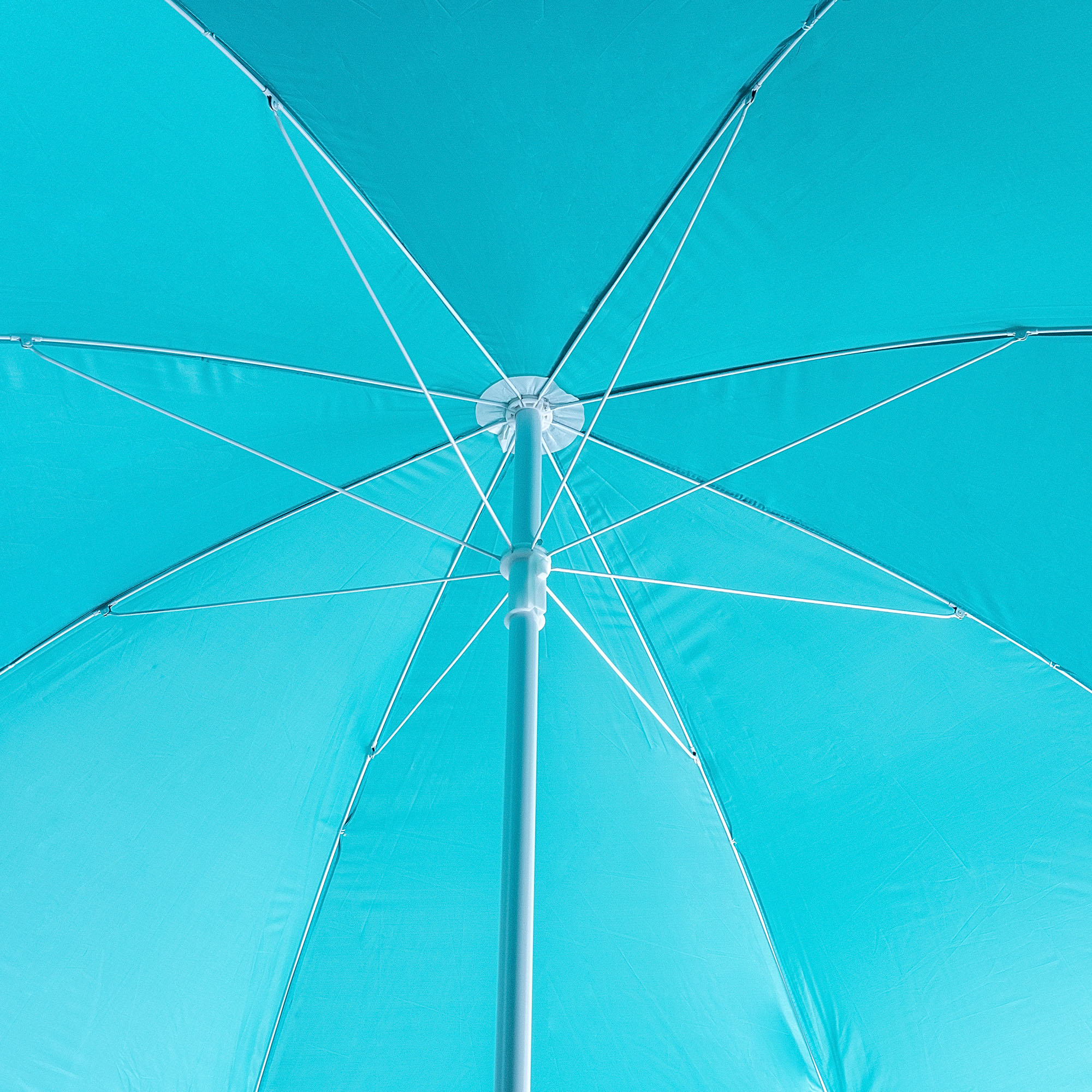 Parasol ogrodowy Igal błękitny 220cm