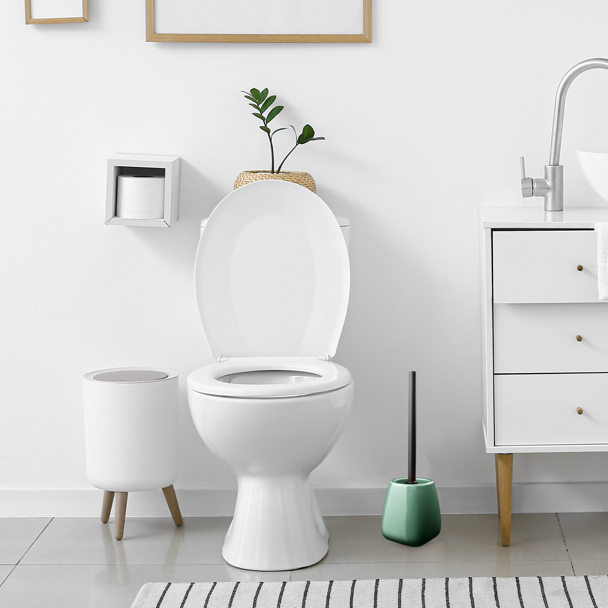 Szczotka WC Ivo, zielony