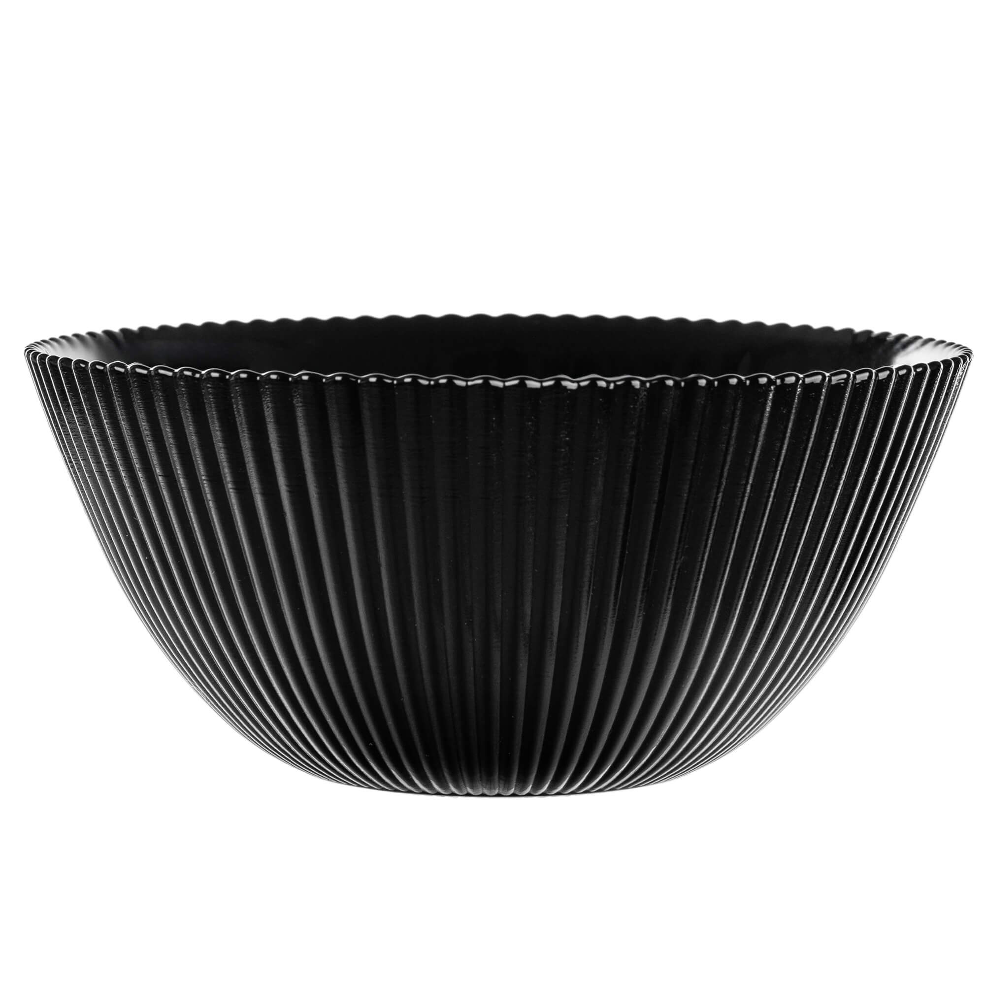 Salaterka szklana Regno 15.2 cm czarna 1 szt.