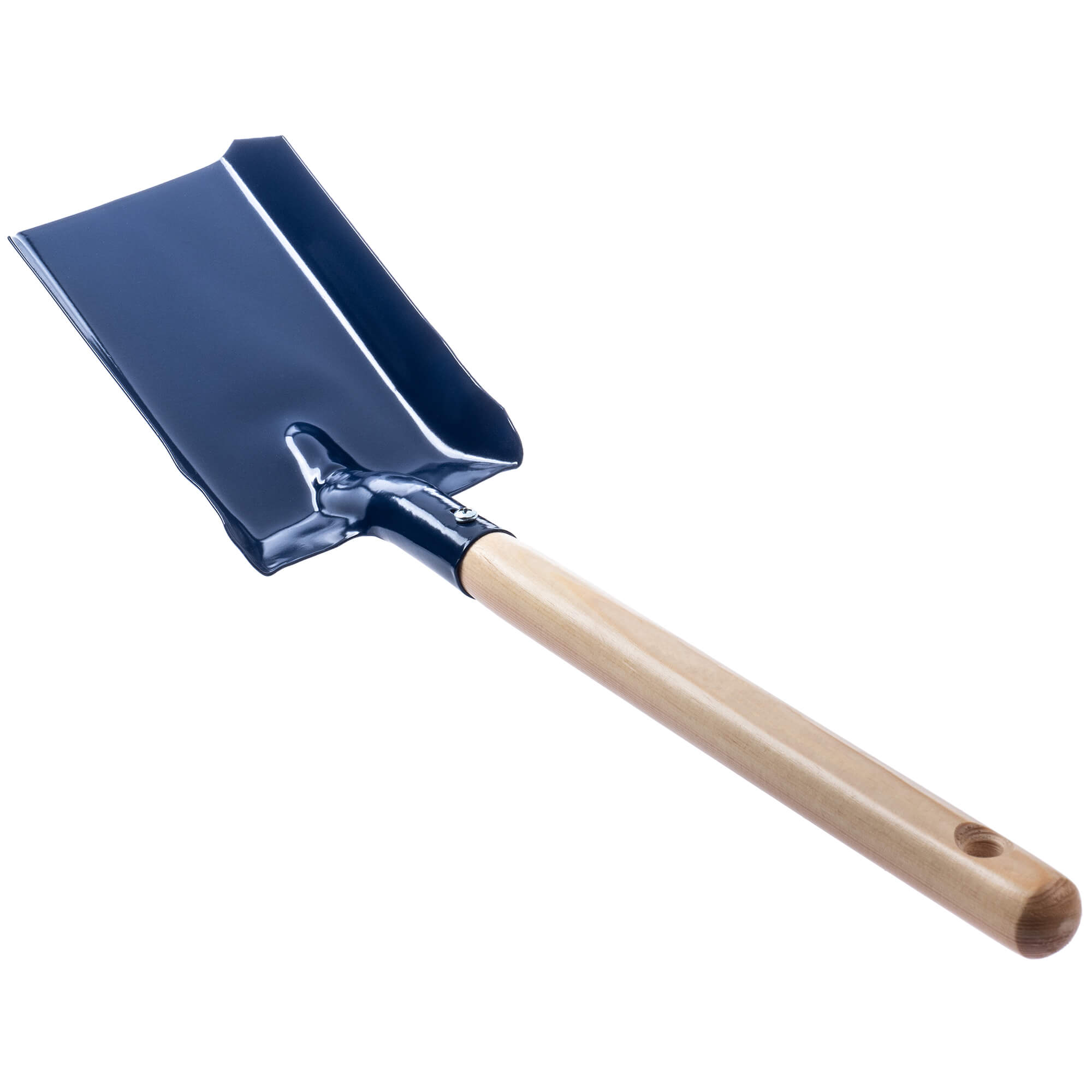 Stalowa łopatka do popiołu Horn 46 cm, niebieska