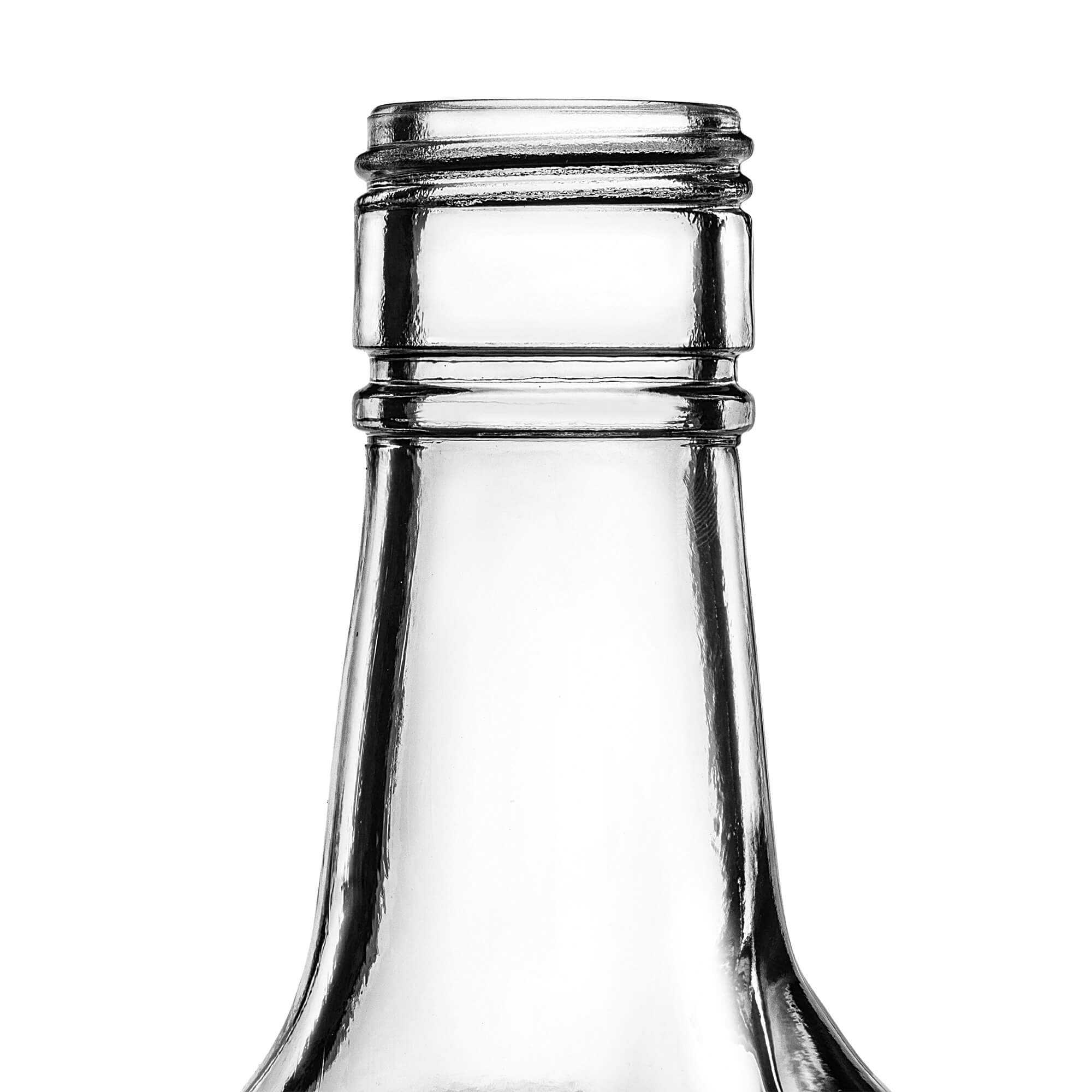 Szklana butelka z uchem Boude 1750ml z zieloną zakrętką 1 szt.