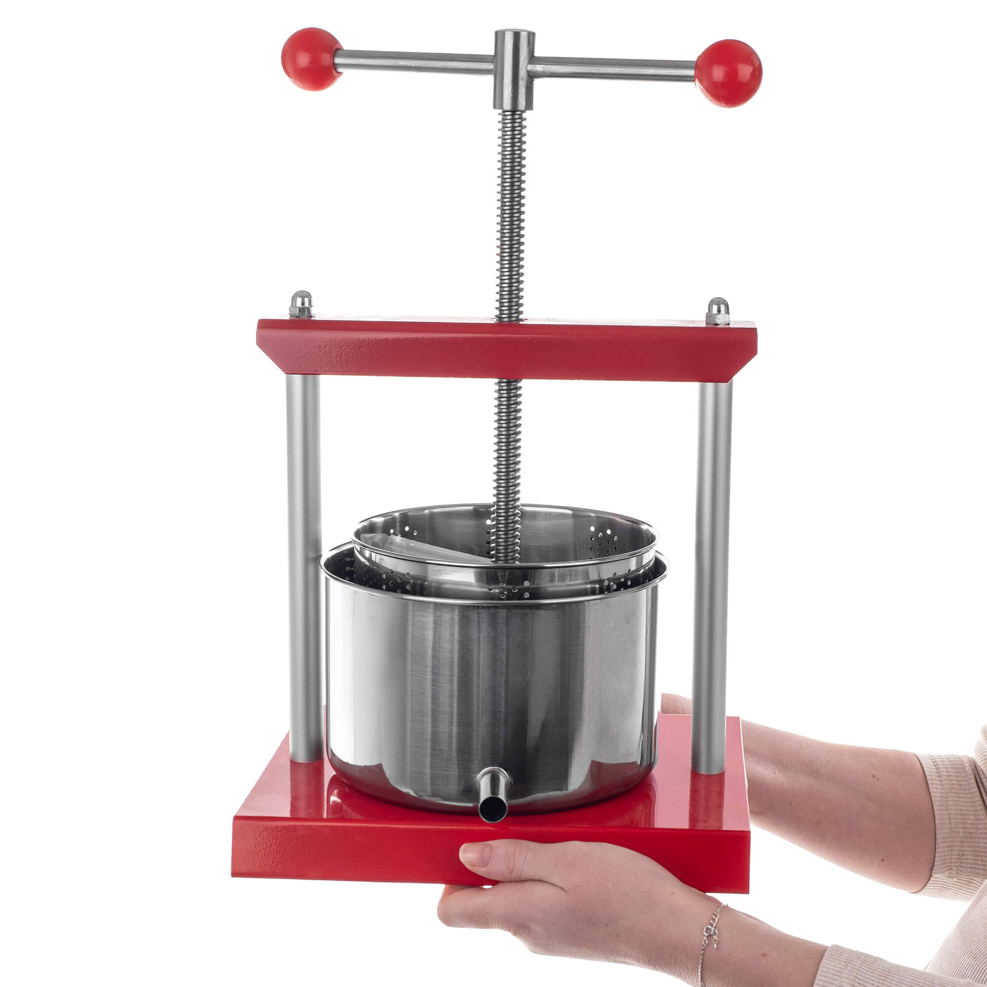 Wyciskarka do owoców Silba, stalowa, 6L