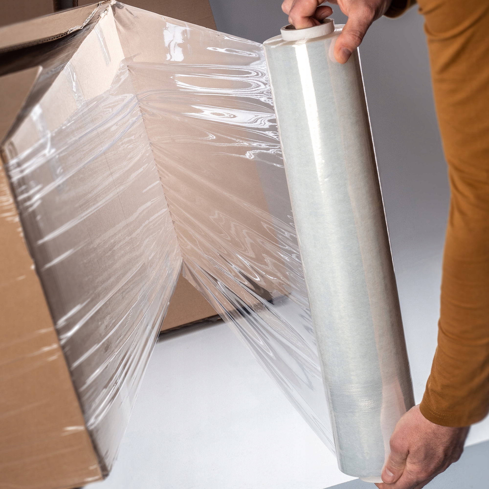 Folia stretch transparentna 2,5kg 300m