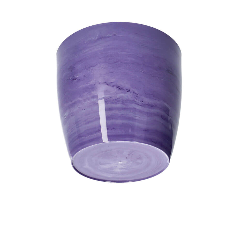 Doniczka na kwiaty Agen 12 cm, fioletowy marmur