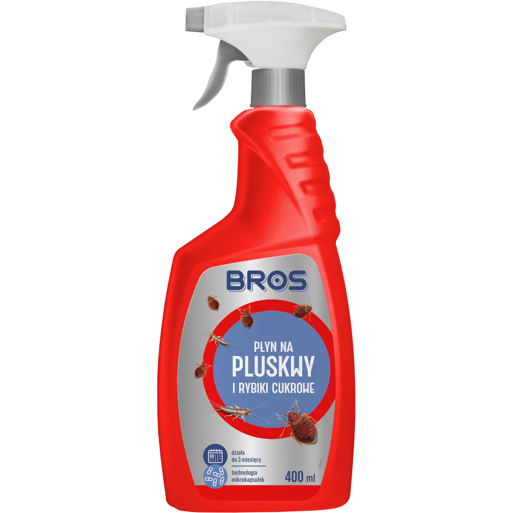 Bros Płyn na pluskwy i rybiki cukrowe 400ml