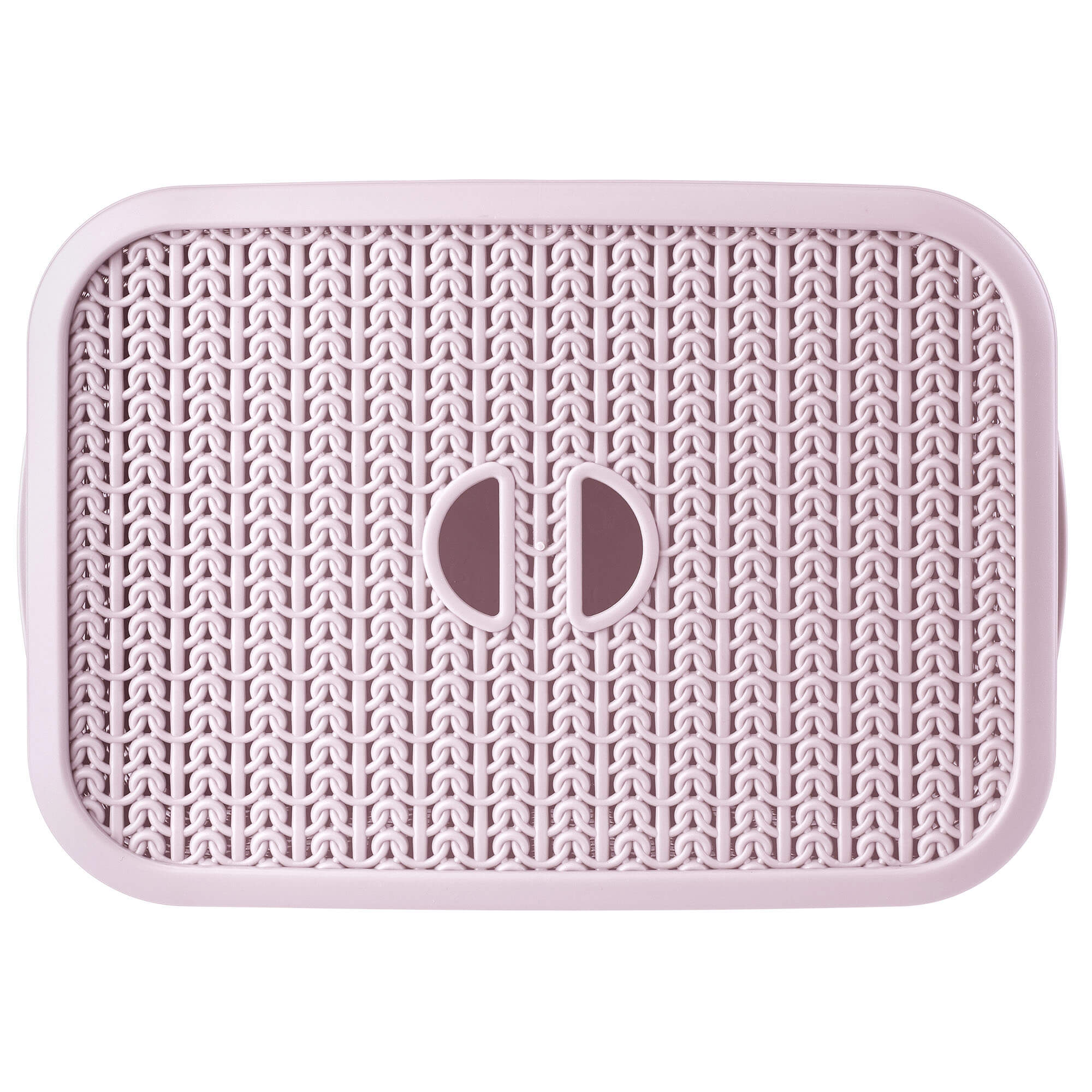 Koszyk z pokrywką 6L, różowy