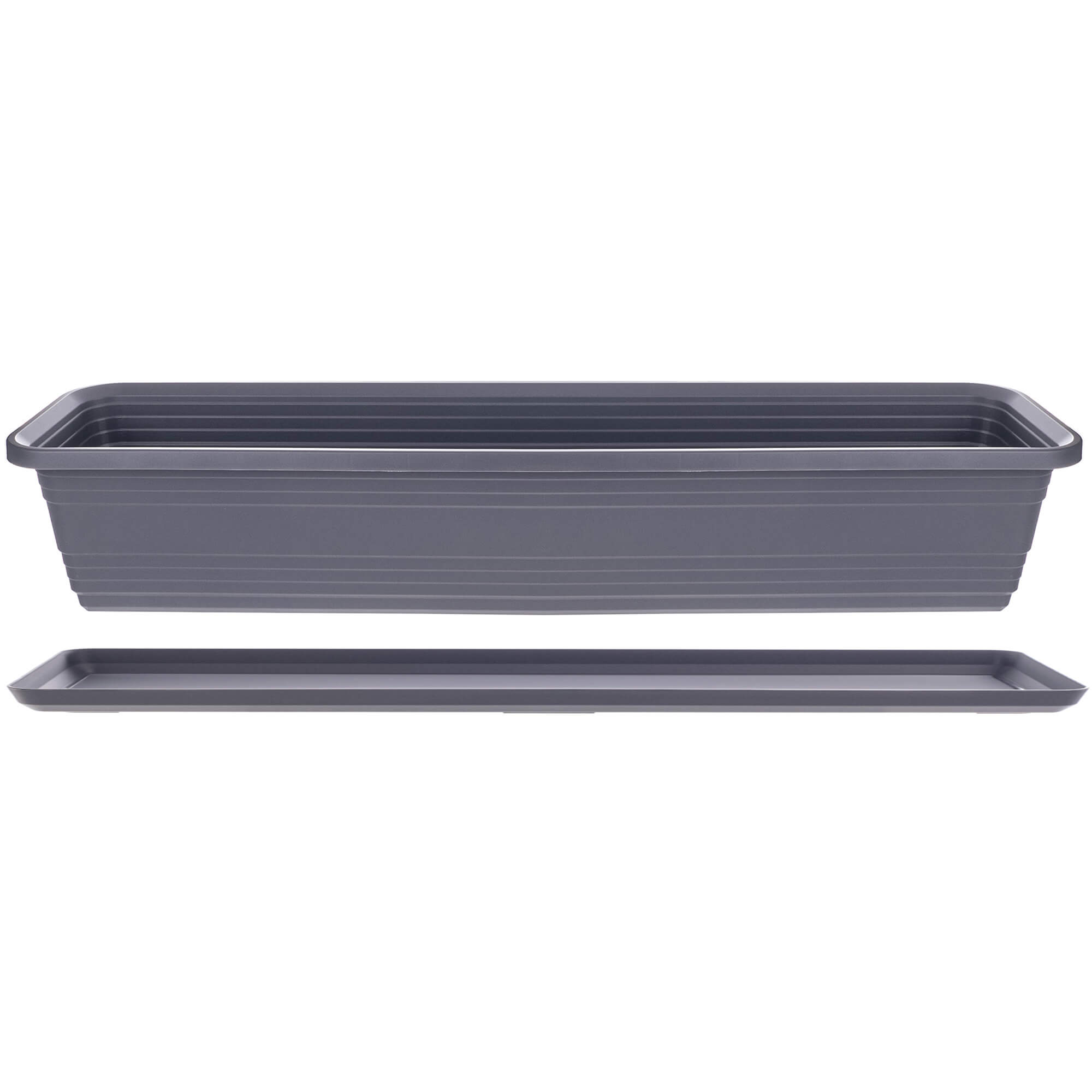 Skrzynka balkonowa z podstawką Paulin 80cm antracyt