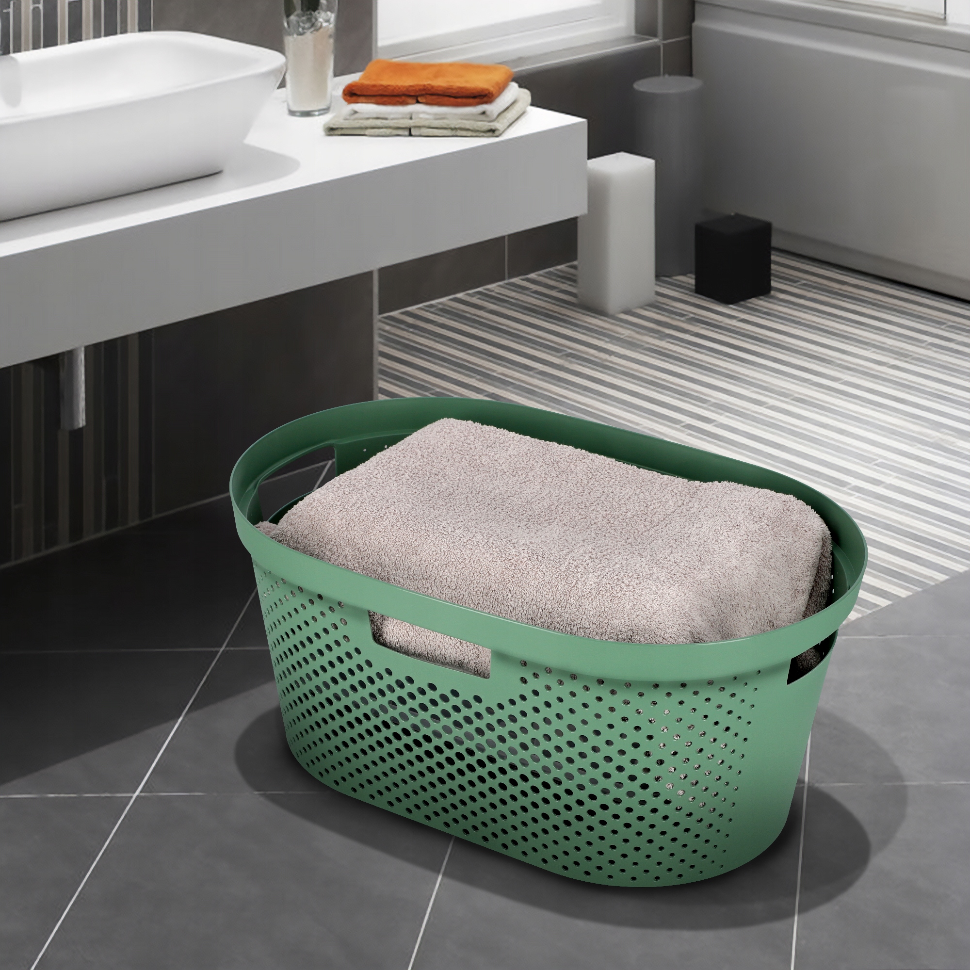 Pojemnik na bieliznę Curver Infinity 40L zielony