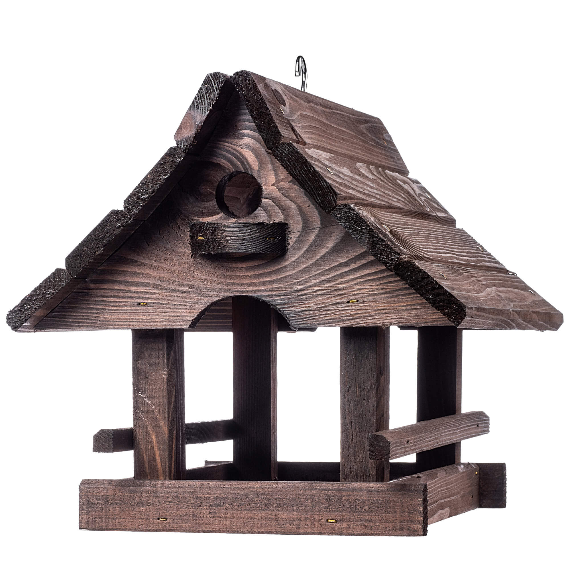 Karmnik dla ptaków Arbis domek 30 x 25 cm brązowy